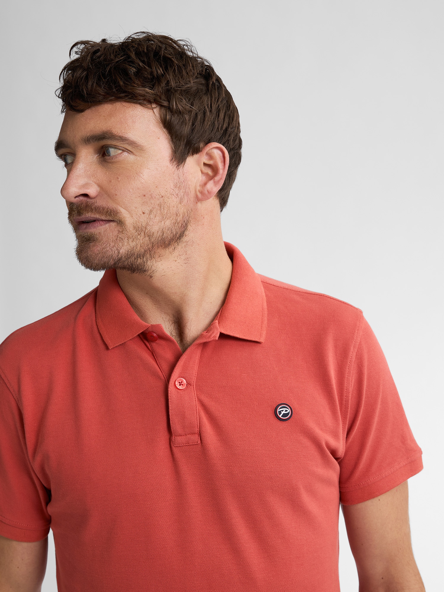 Petrol Industries Polo mit Logo Stickerei