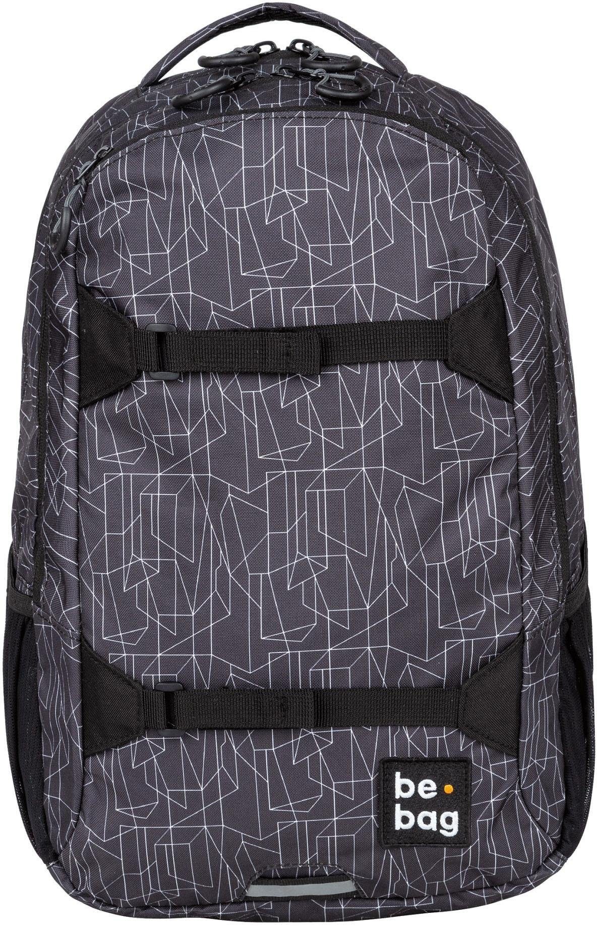 Image of Herlitz Schulrucksack »be.bag be.explorer, Geo Lines«, Reflektionsnähte-reflektierende Streifen auf den Schultergurten bei Ackermann Versand Schweiz