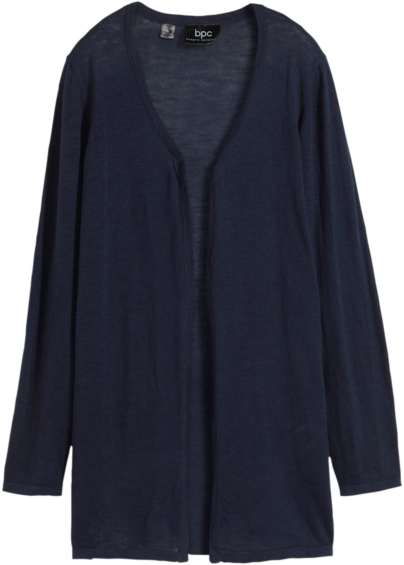 bonprix Veste en tricot Strickjacke aus reiner Baumwoll-Slub Qualität