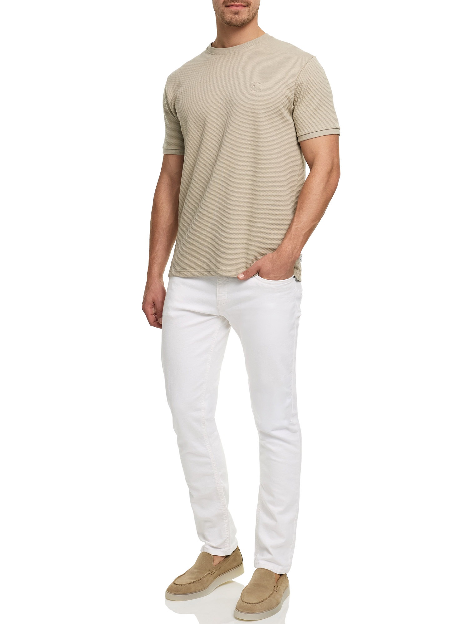 Indicode Jeans coupe régulière »INTony« mélange coton, coupe régulière