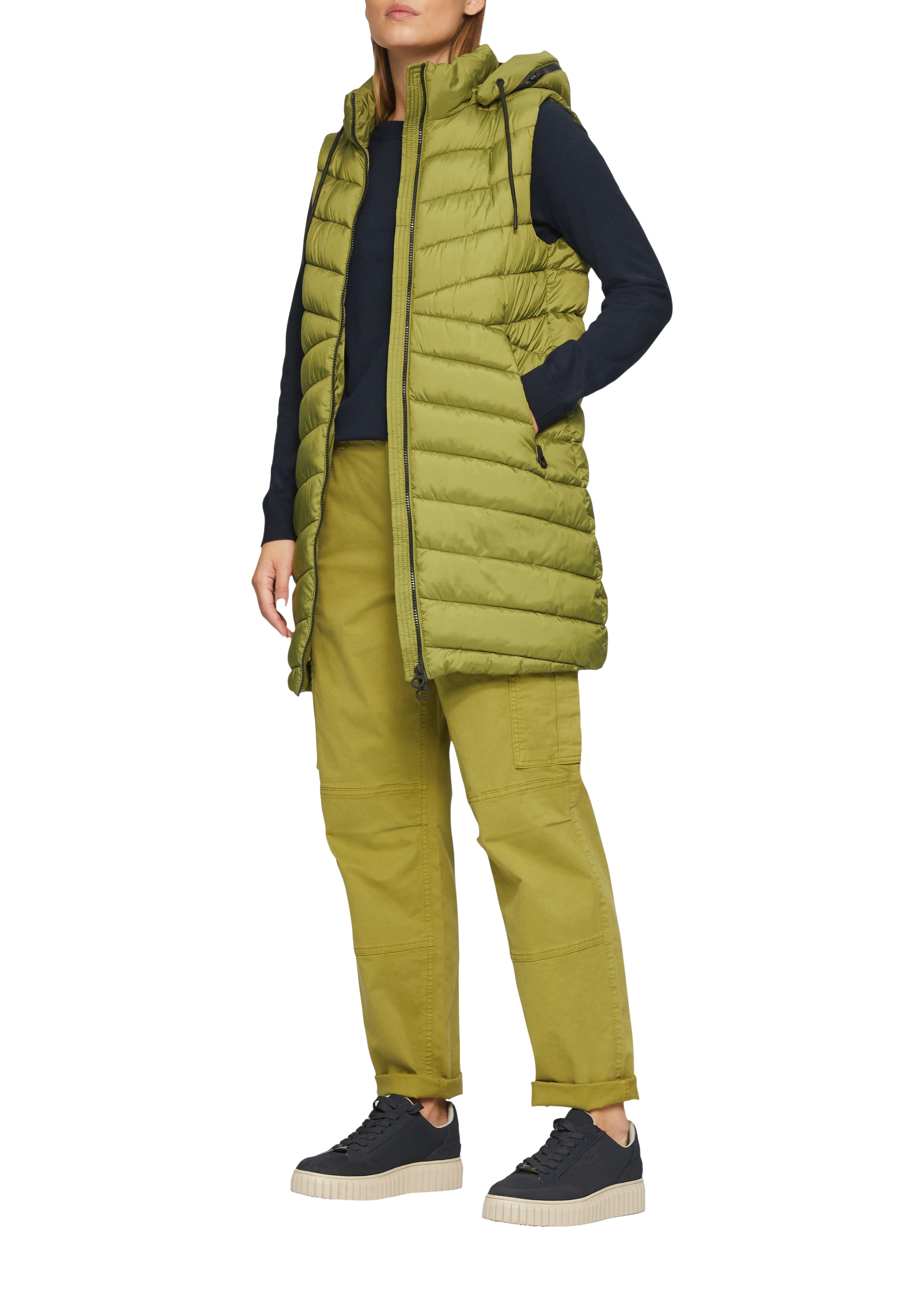 s.Oliver Pull en tricot mit Stehkragen