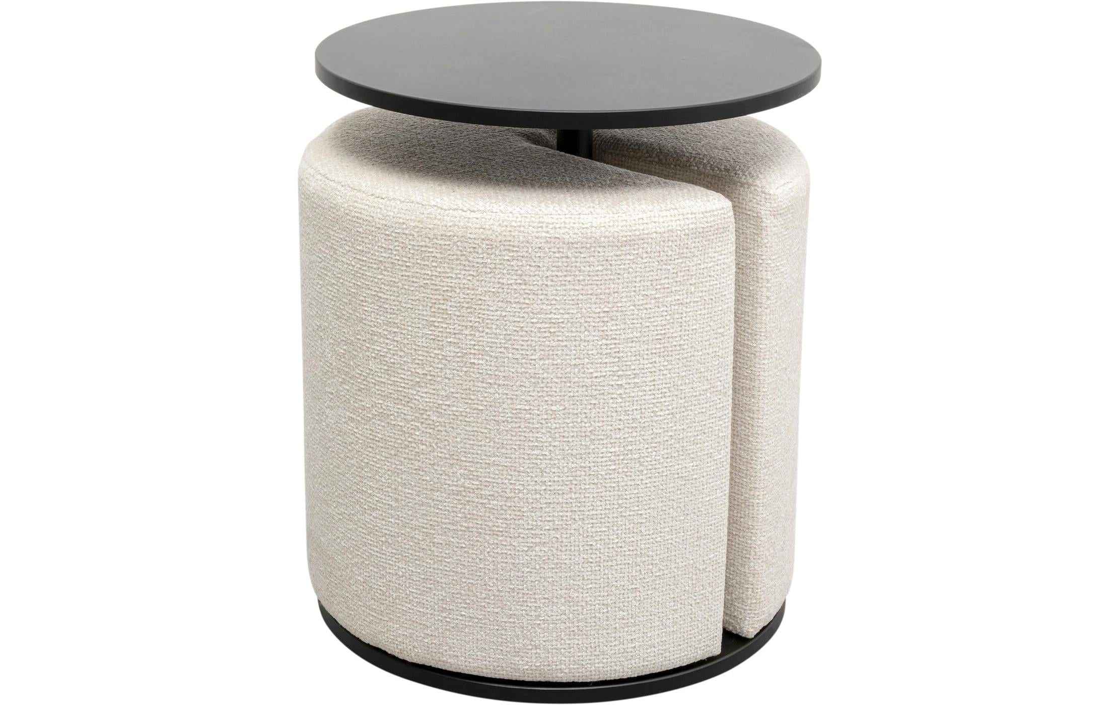 Image of Kare Design Beistelltisch "mit Hocker Better T. 2-teilig" mit Hocker