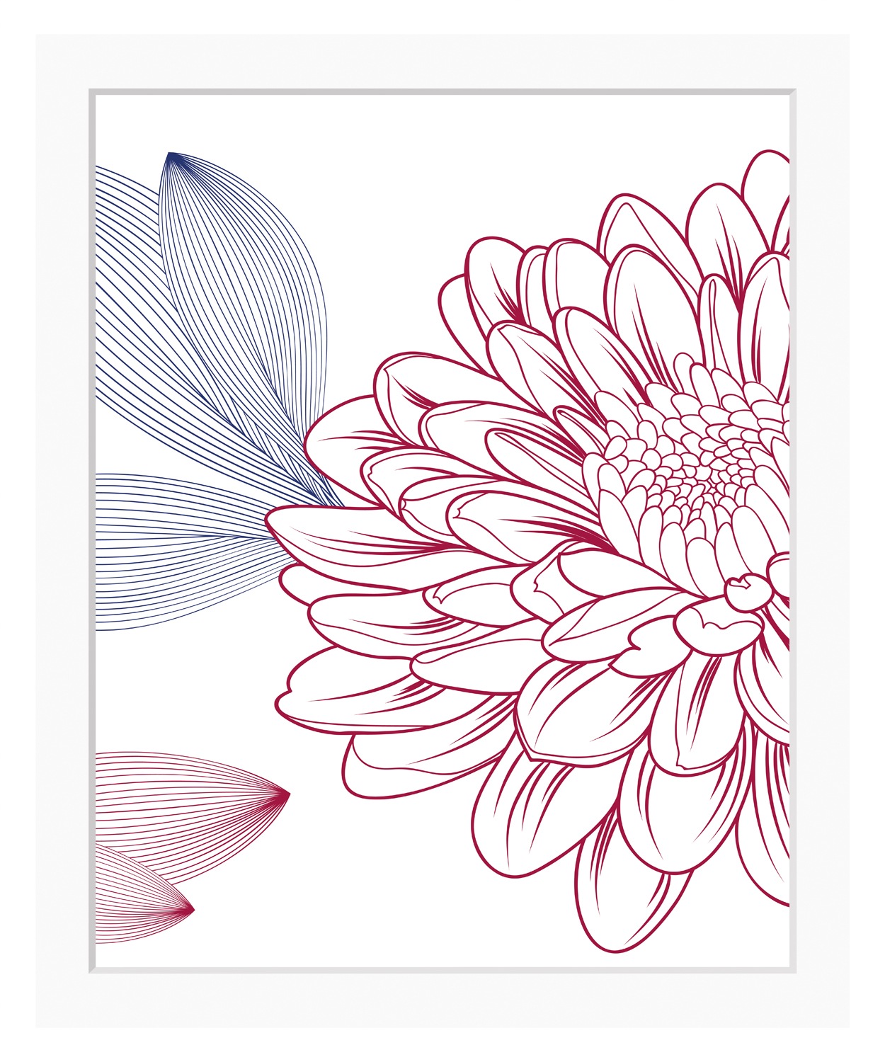 queence Bild »Lia«, Blumen, (Set), Blumen, gerahmt