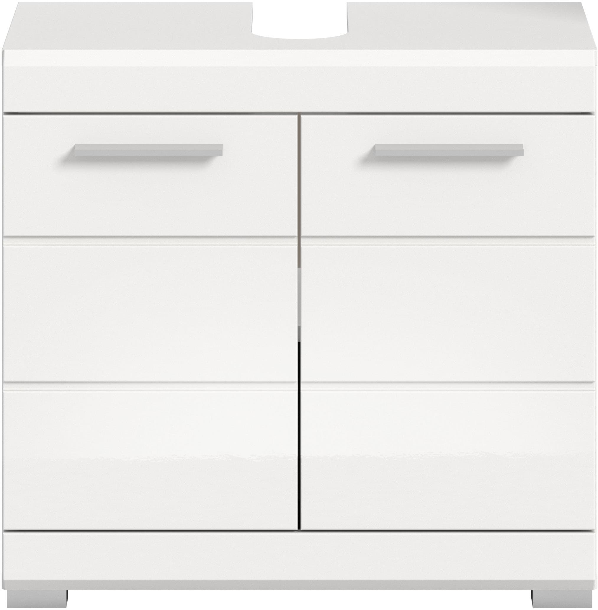 INOSIGN Waschbeckenunterschrank »Siena, Breite 60cm, 2 Tür, 2 Fächer, mit Siphonausschnitt, MDF-Front«, (1 St.), in verschiedenen Farben erhältlich, Badmöbel, Badschrank, Kommode, Bad
