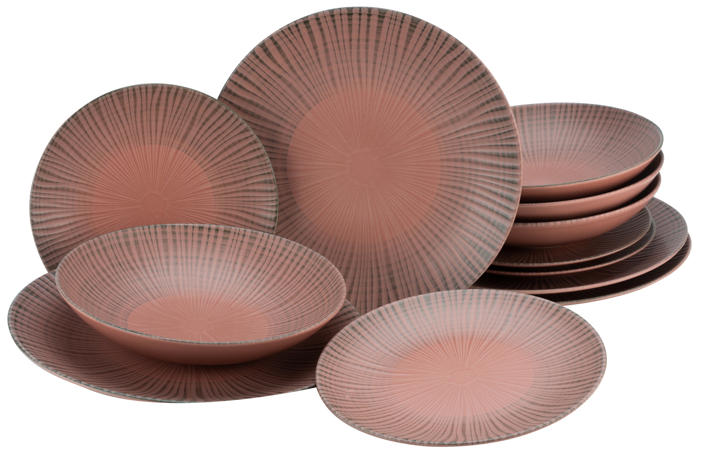 Image of Leonique Tafelservice »Lisett«, (Set, 12 tlg.), aussergewöhnlicher Look bei Ackermann Versand Schweiz