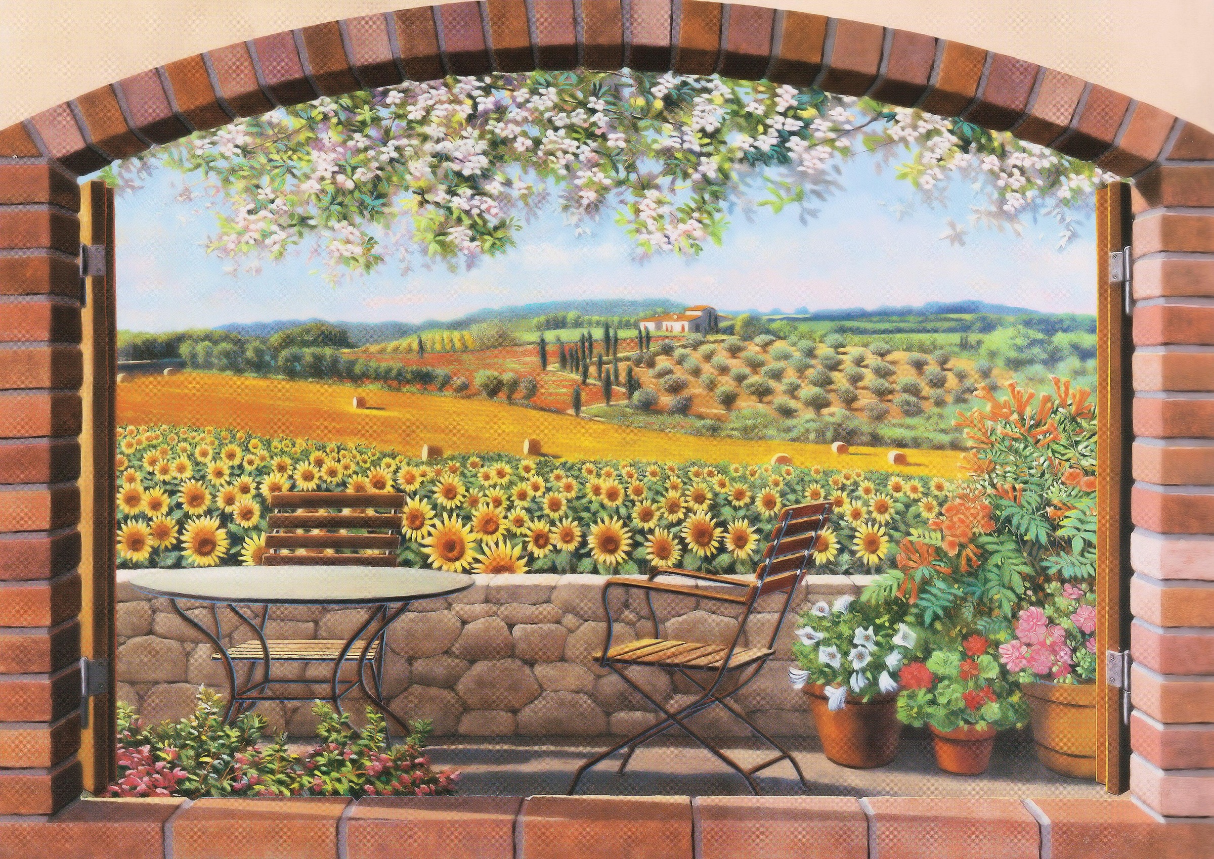 Image of Home affaire Deco-Panel »ANDREA DEL MISSIER / Verso le colline«, (80/3/60 cm) bei Ackermann Versand Schweiz