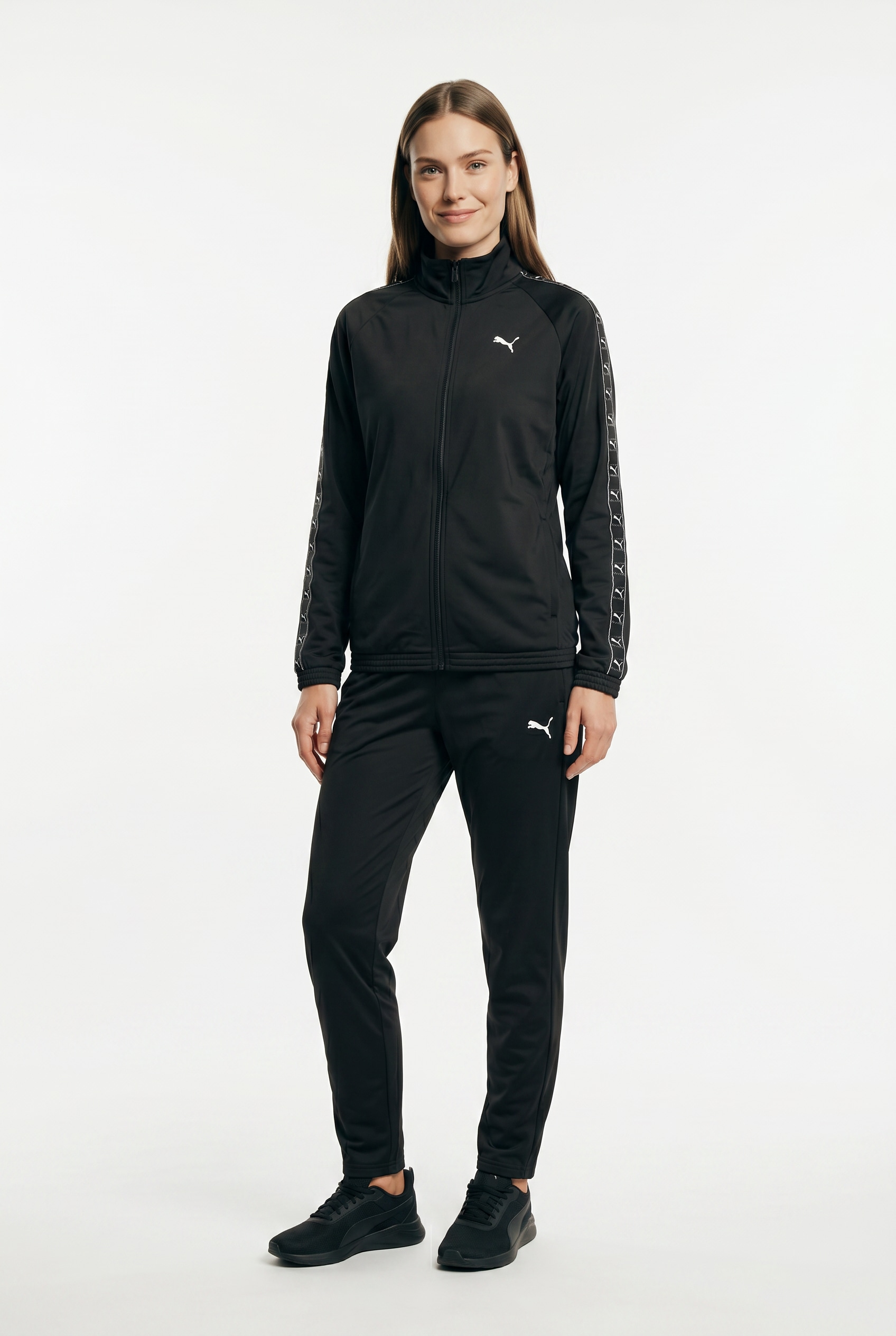PUMA Combinaison d'entraînement »POLY STANDARD SUIT OP« 2 Set en deux parties, avec patte de boutonnage, uni, en polyester