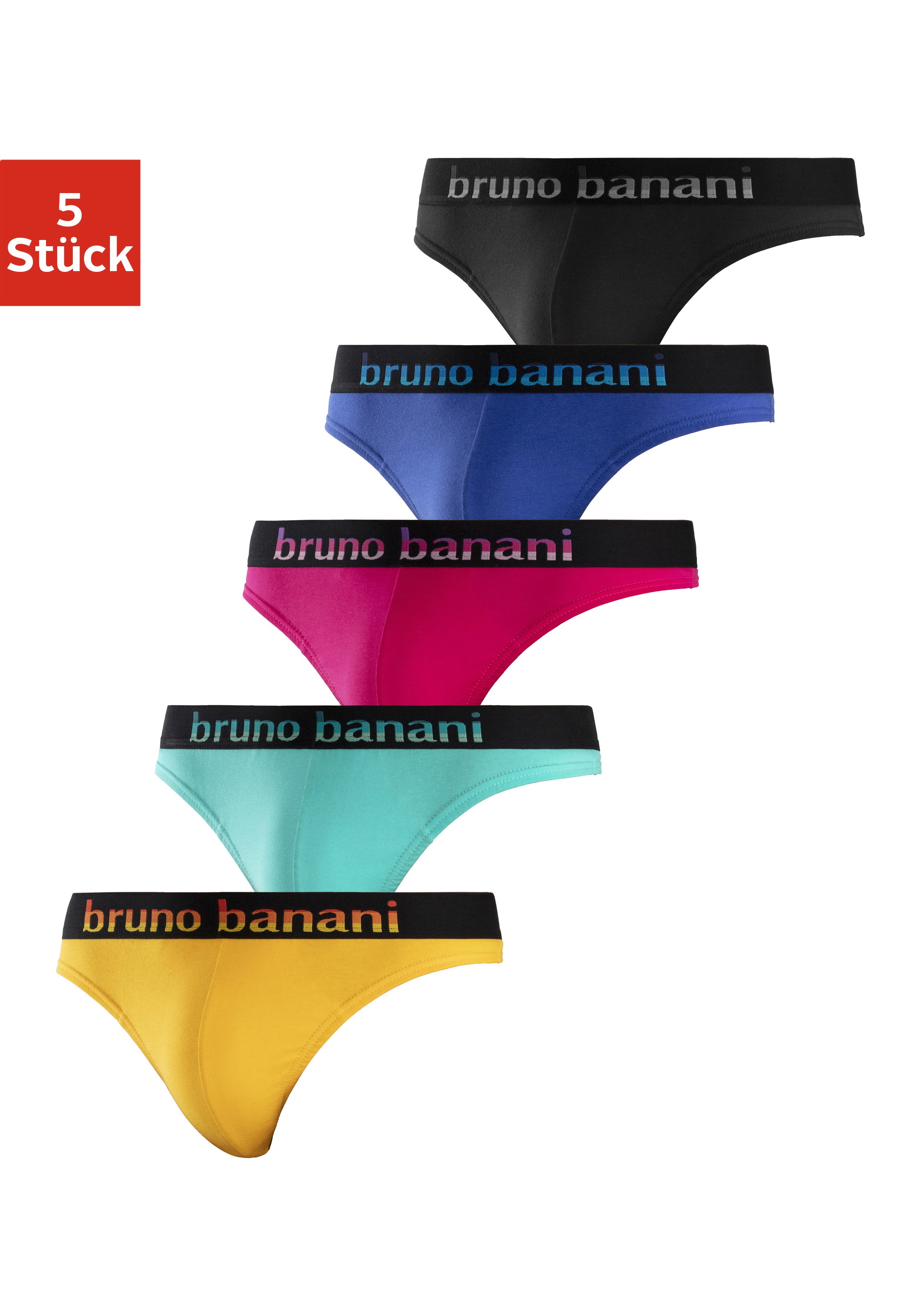 String, (Packung, 5 St.), mit Streifen Logo Webbund