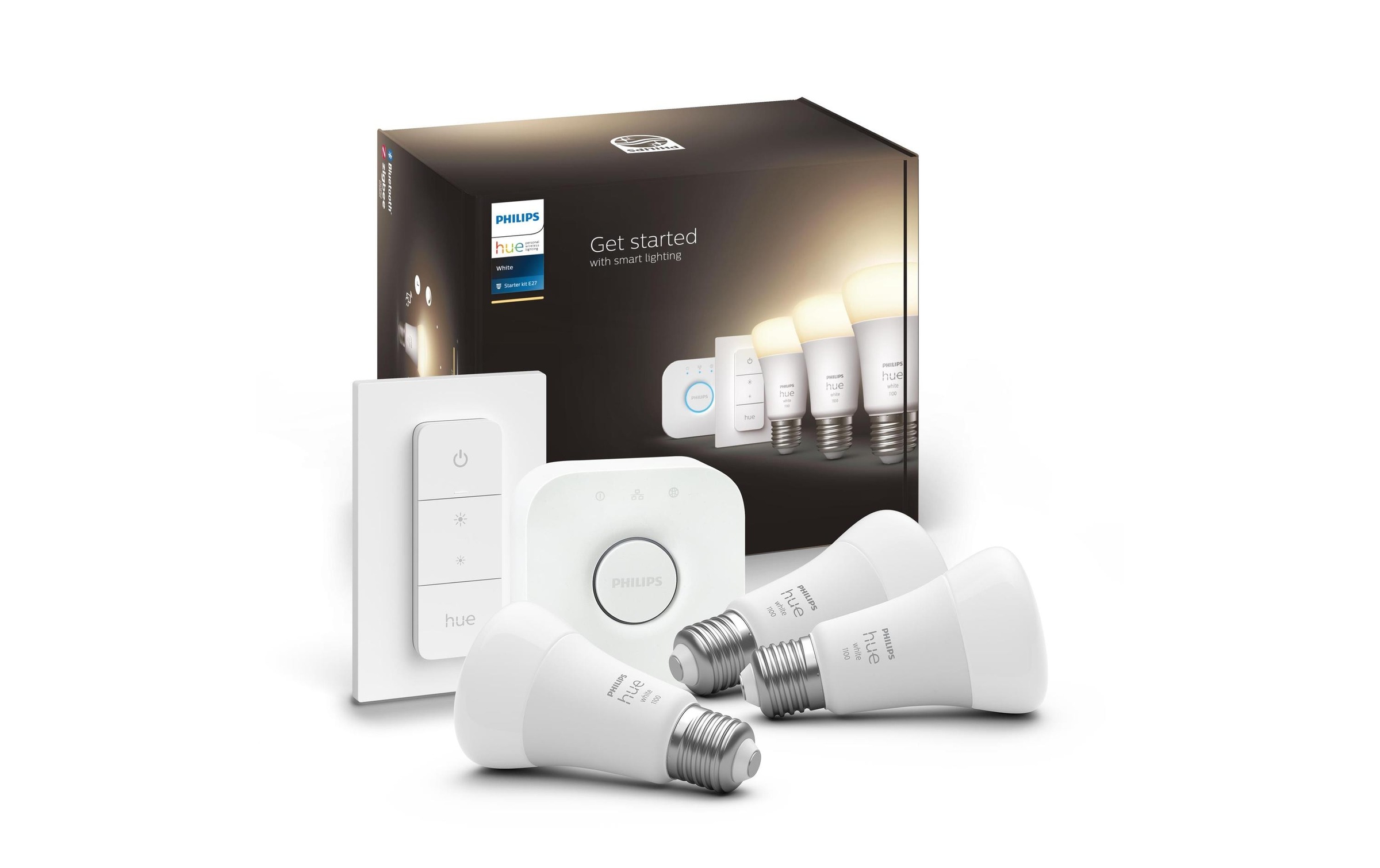 Image of Philips Hue Spezialleuchtmittel "White, 3 x E" E27 Warmweiss