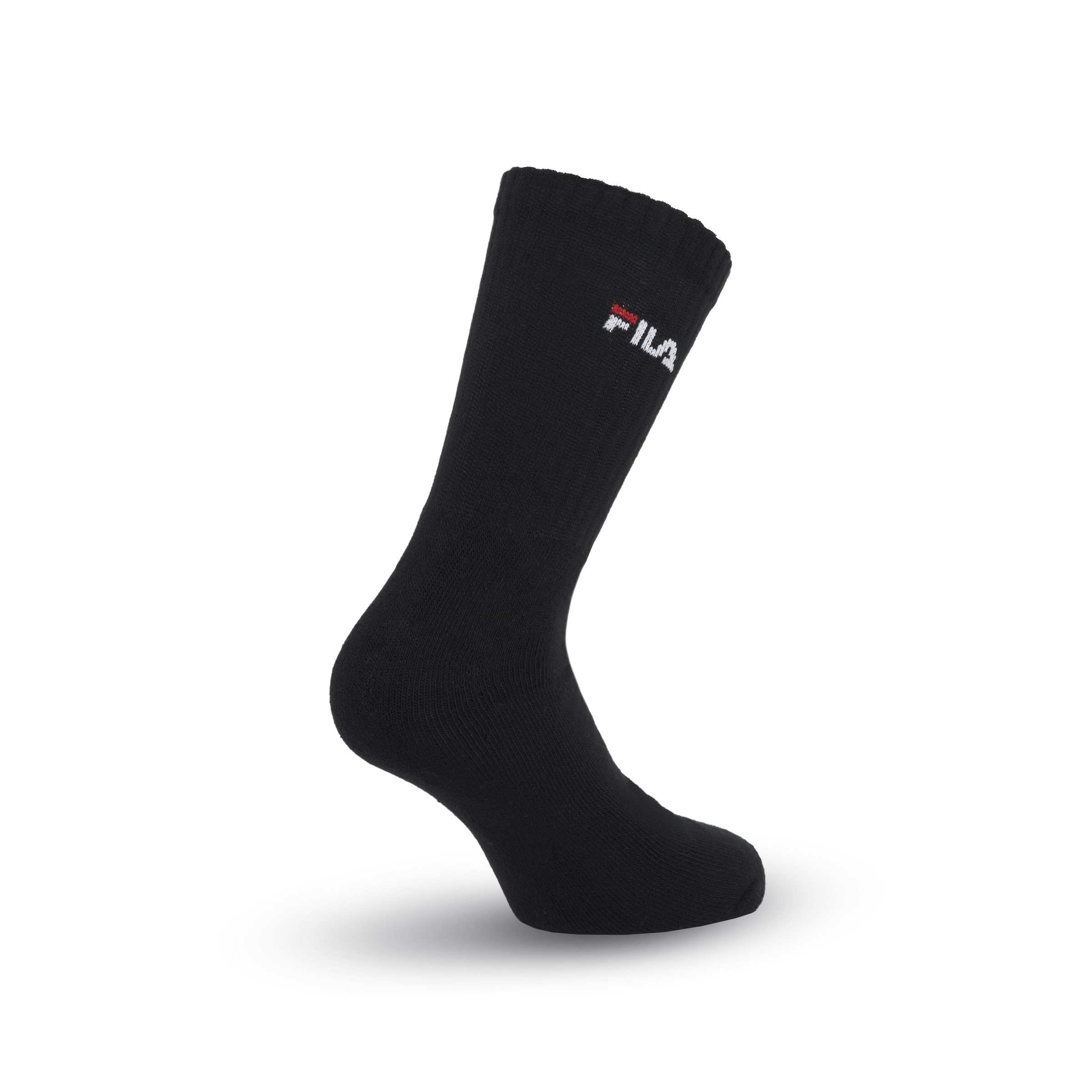 Fila Sportsocken »UNISEX CREW TENNIS FULL TERRY SOCKS«, (3 Paar), mit dezentem Logoschriftzug