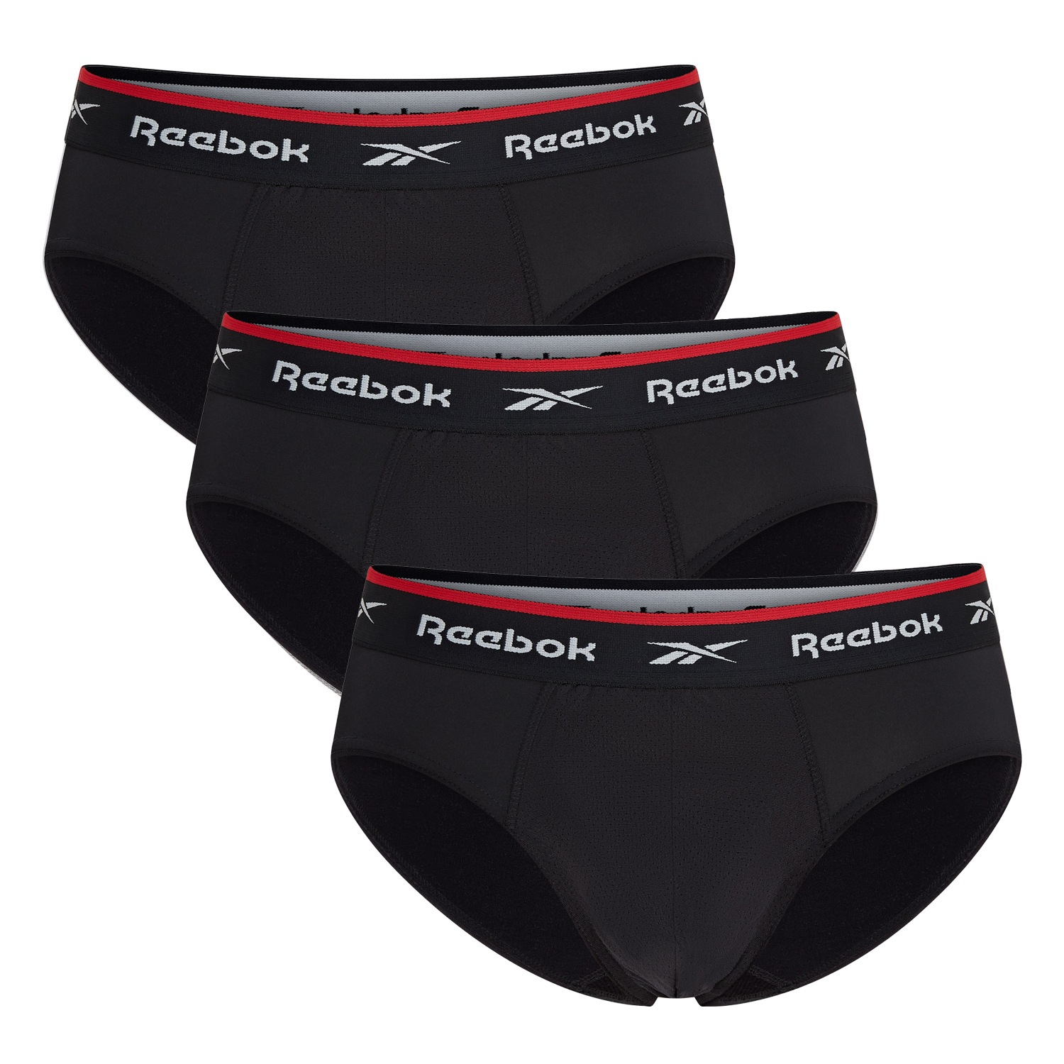 Image of Reebok Slip "WIGGINS" 3er-Pack, basic, bequem, atmungsaktiv, mit Logo, breiter Bund