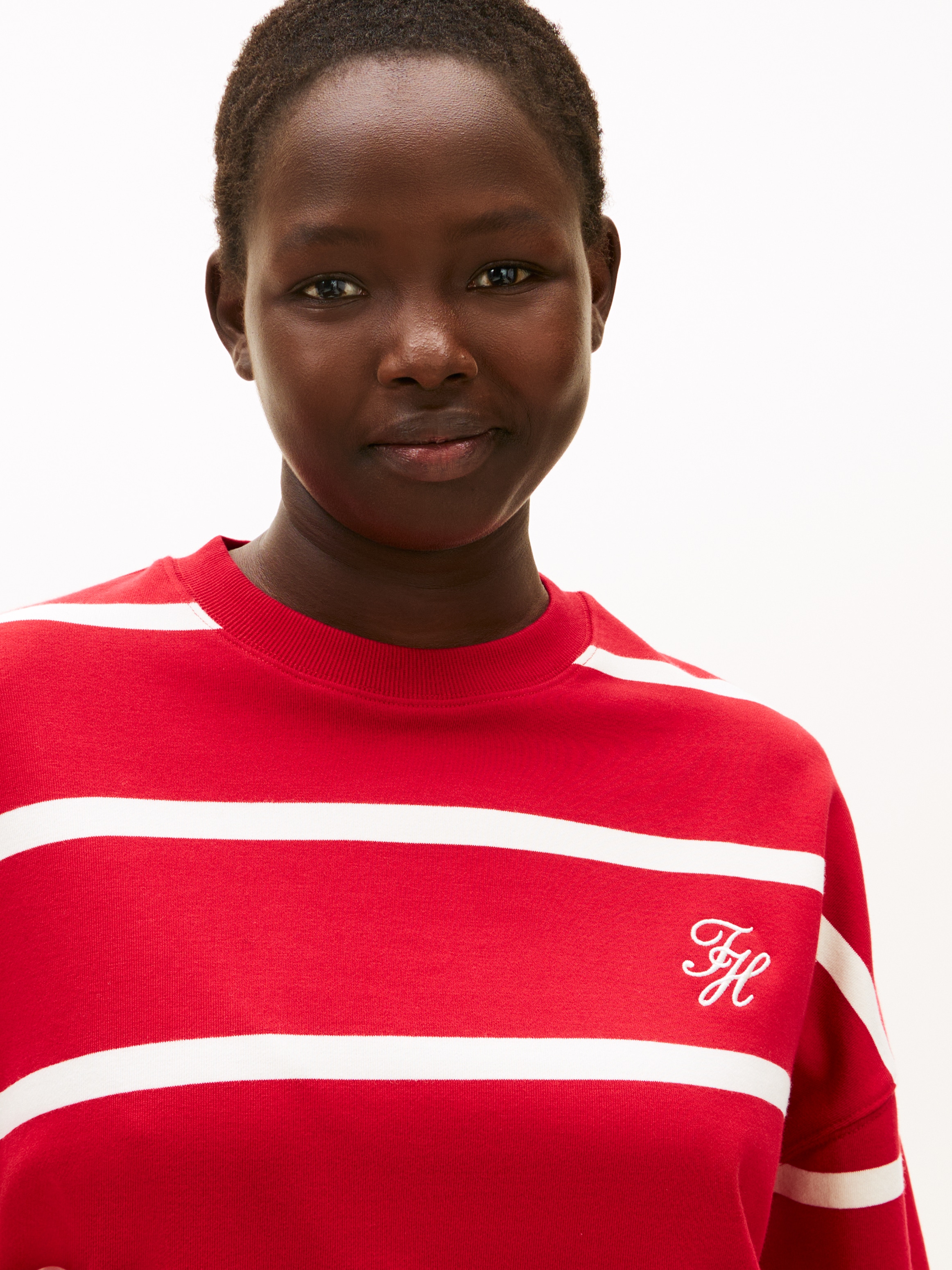 Tommy Hilfiger Curve Sweatshirt »CRV TH SCRIPT MDRN TERRY SWTSHRT«, in grossen Grössen
