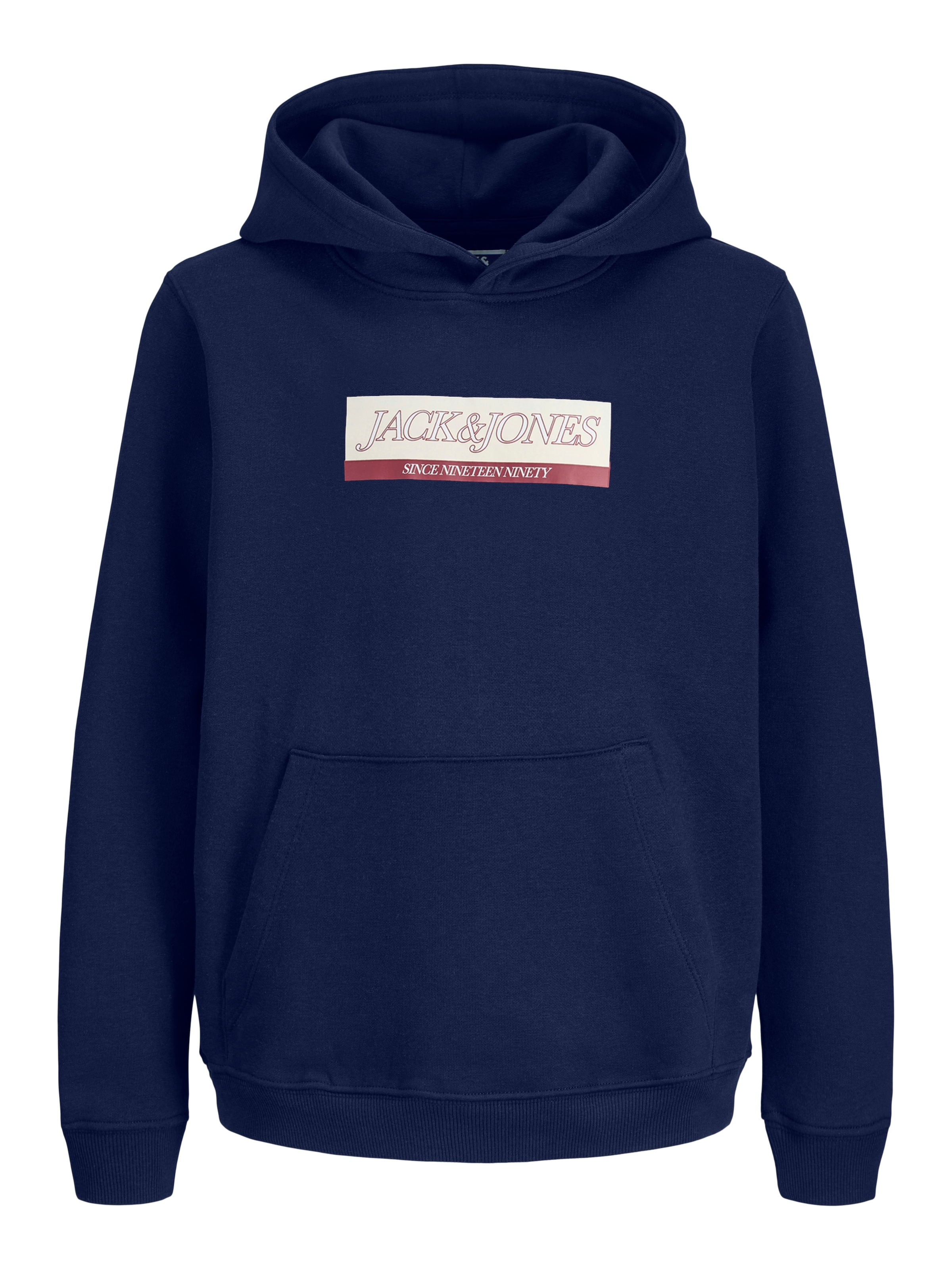 Jack & Jones Junior Kapuzensweatshirt »JORINWOOD BLOCK BRANDING SWEAT NOOS JNR«