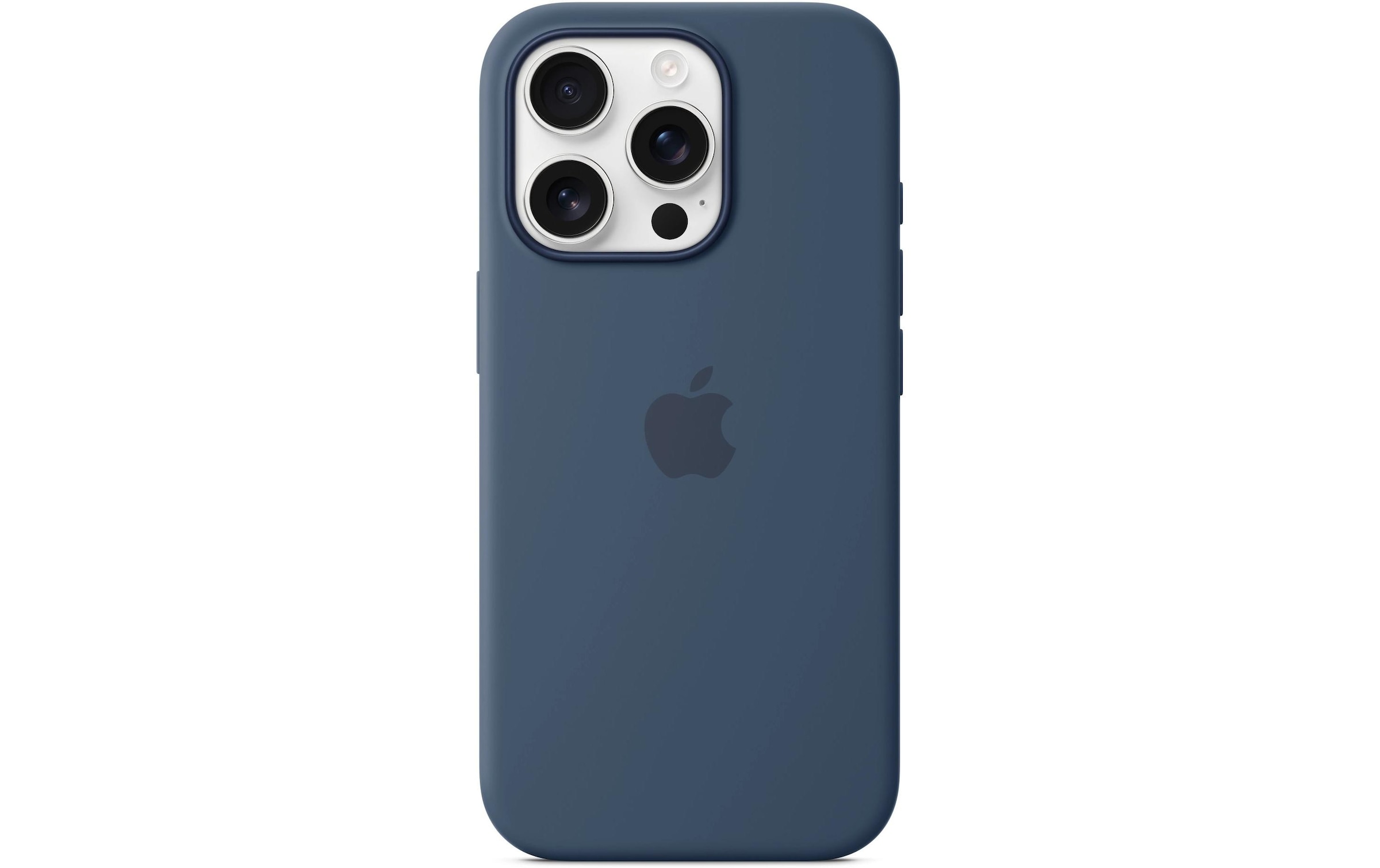 Apple Smartphone Silikon Case mit MagSafe, iPhone 16 Pro, Denim