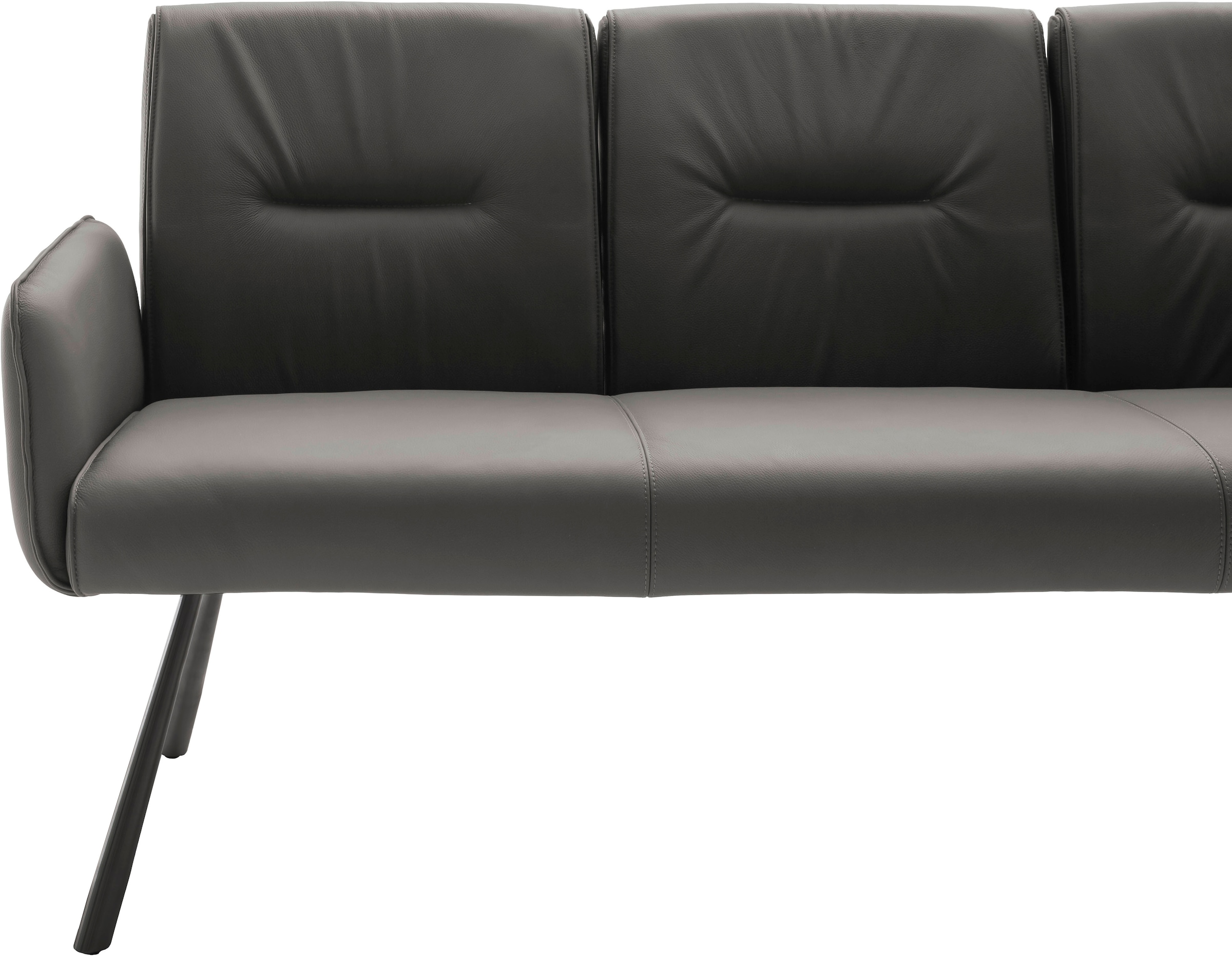 MCA furniture Sitzbank »Delane« 1 Stk. tlg. Taschenfederkern, Lehnenkippfunktion, Armlehnen, beweglicher Rücken
