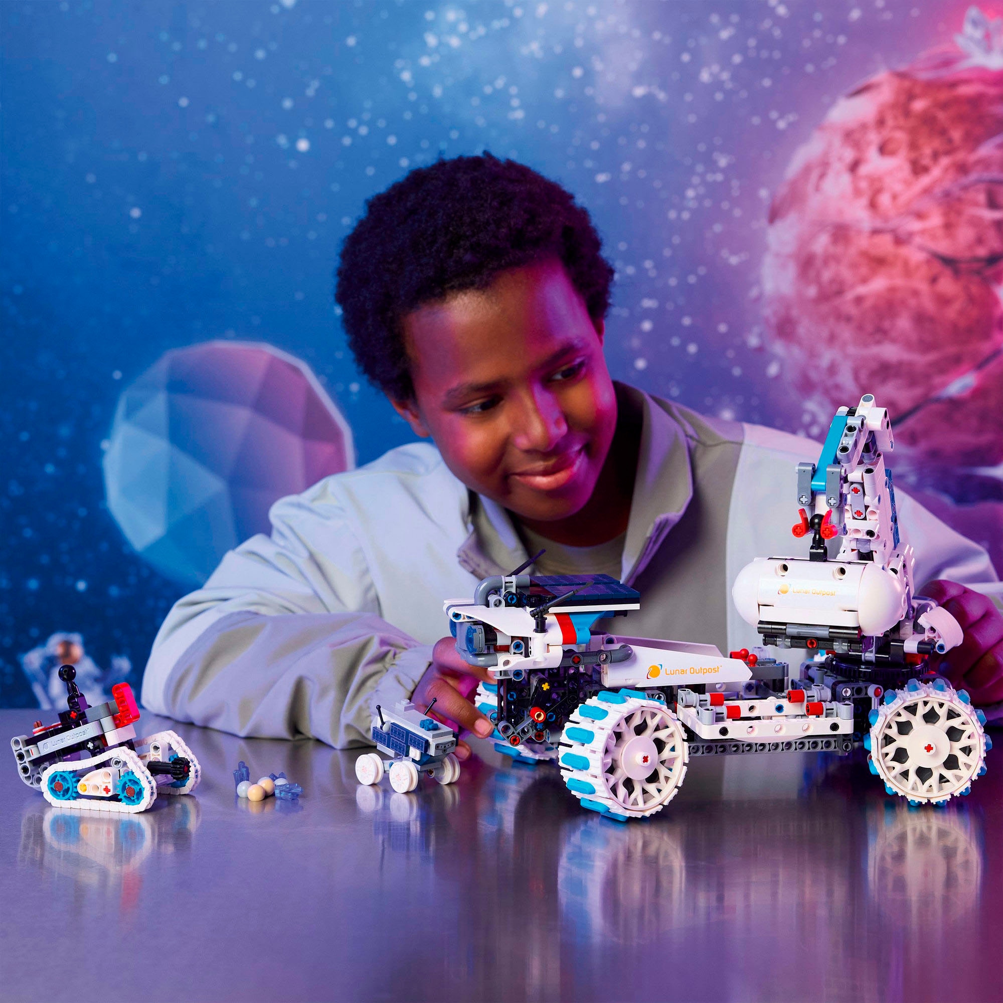 LEGO® Pions de construction »Lunar Outpost Mondrover-Raumfahrzeug (42211), LEGO Technic« Made in Europe