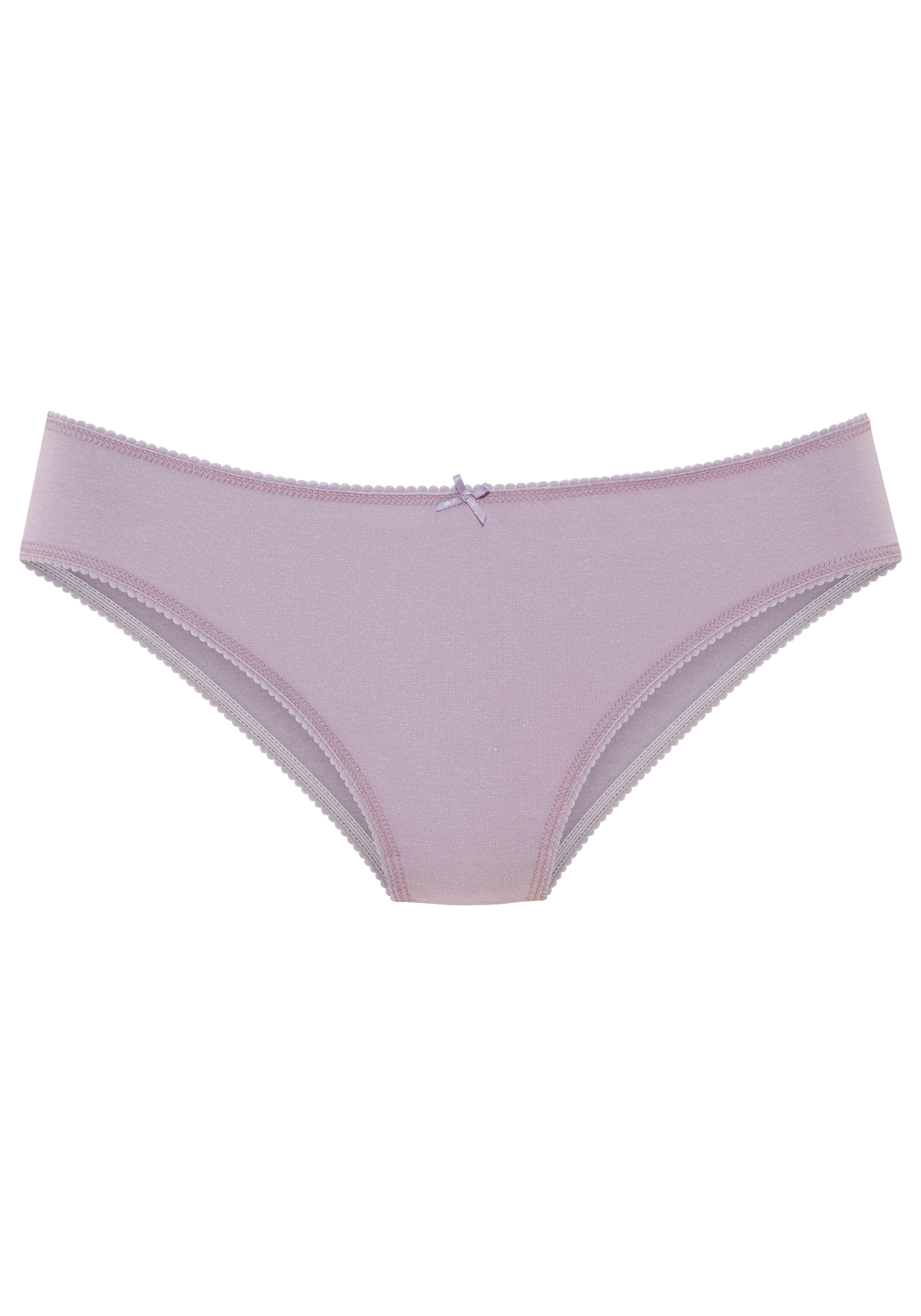 Vivance Jazz-Pants Slips mit kleiner Häkelkante, weiche Baumwollmischung
