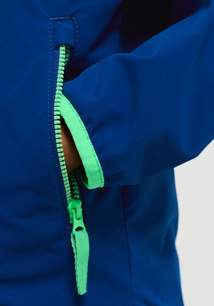 Jack Wolfskin Veste softshell »SANDBIRD HOODED JKT K« mit Kapuze Winddicht, atmungsaktiv, Übergangsjacke