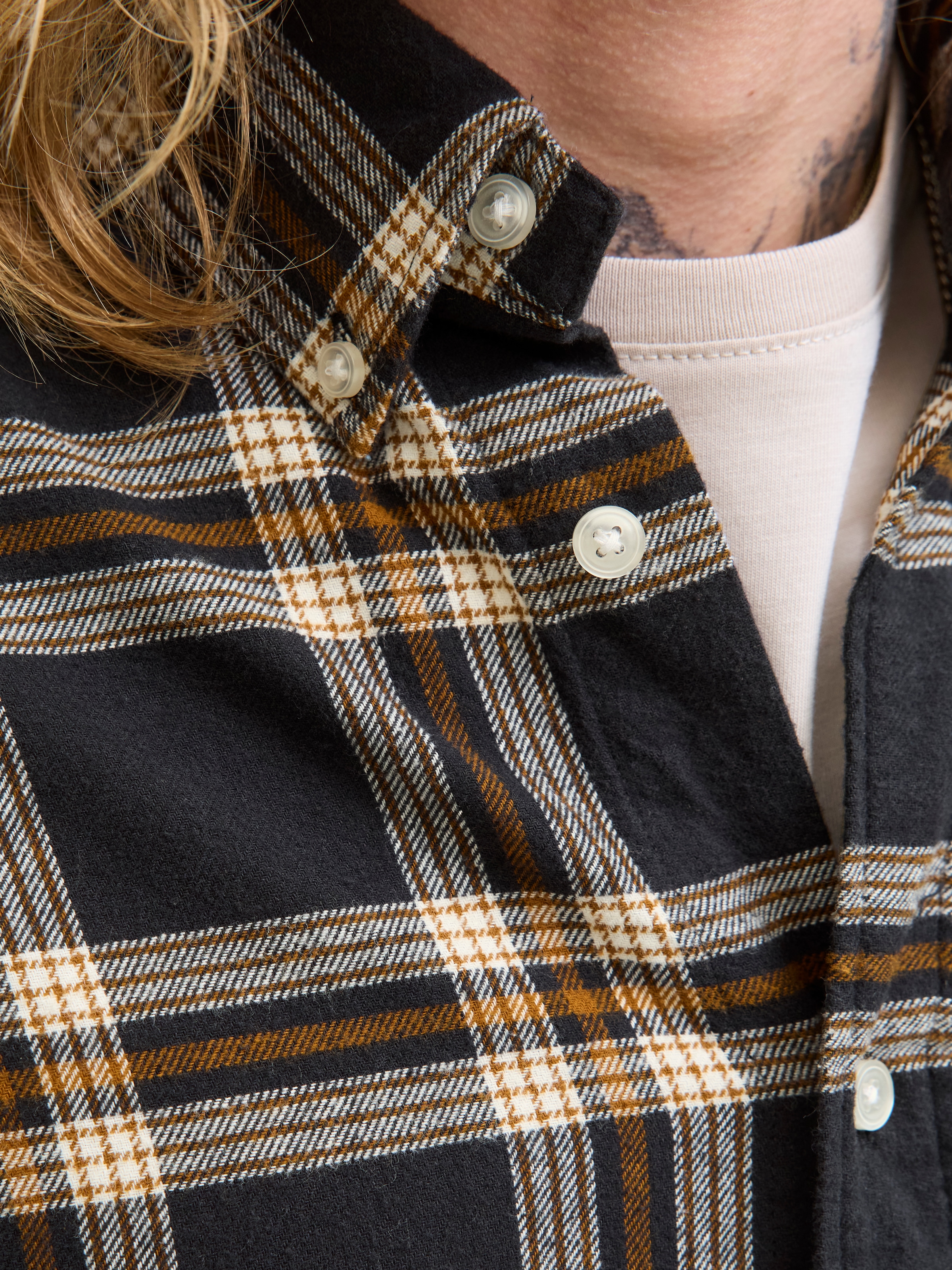 Jack & Jones PlusSize Langarmhemd »JJECLASSIC FLANNEL CHECK SHIRT LS SN PLS«
