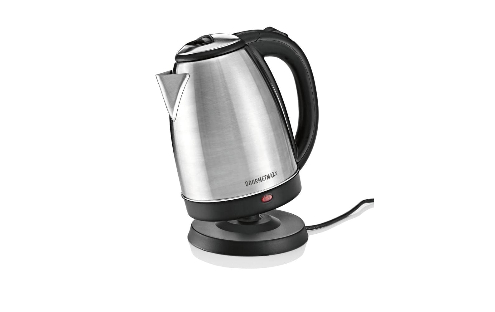 GOURMETmaxx Chauffe-eau »Wasserkocher 30388 1.8 l, Schwarz/Edelstahl«