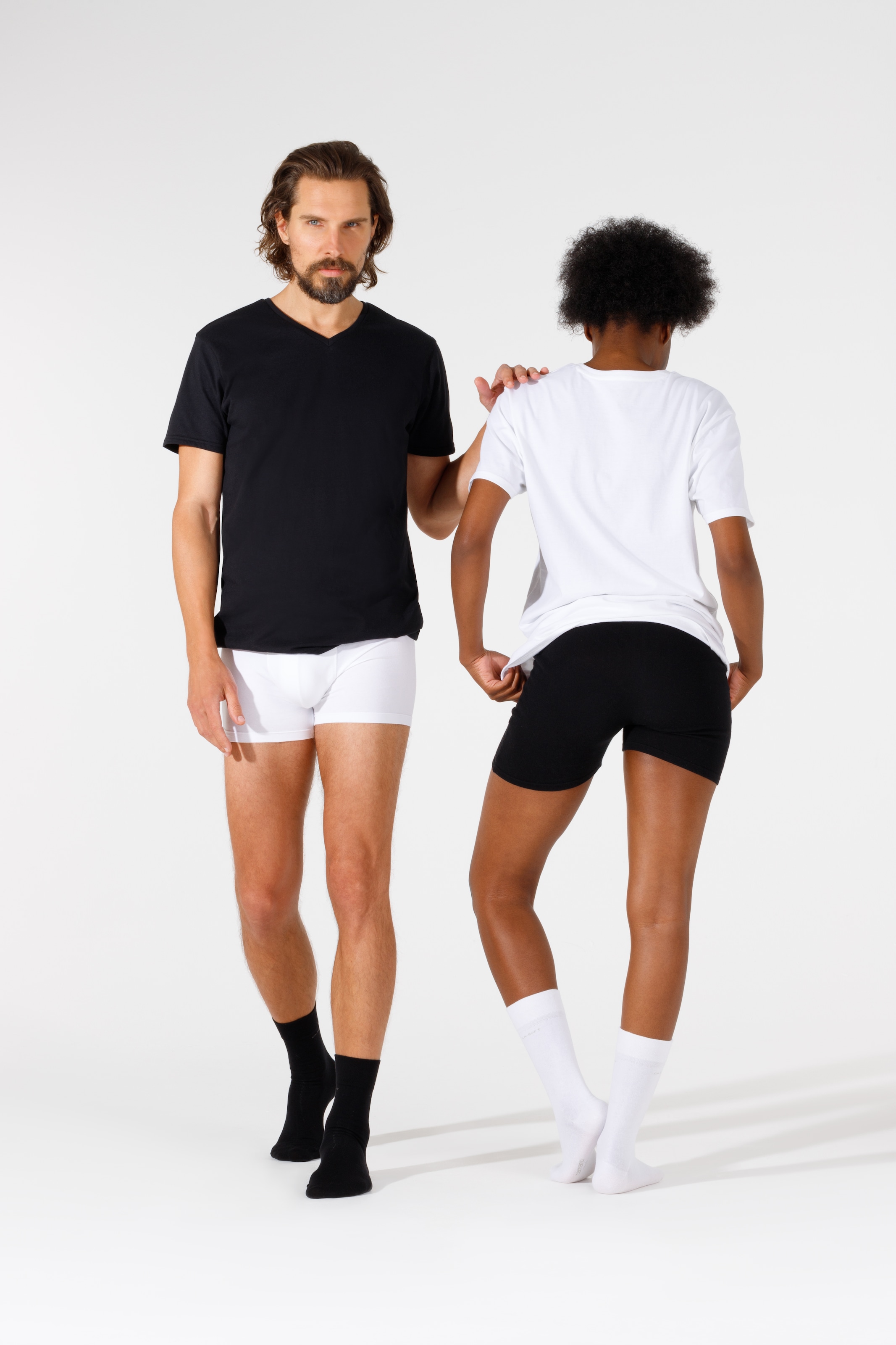 Camano Chaussettes »ca-soft« 4 Paar,  mit verstärktem Fersen- und Zehenbereich