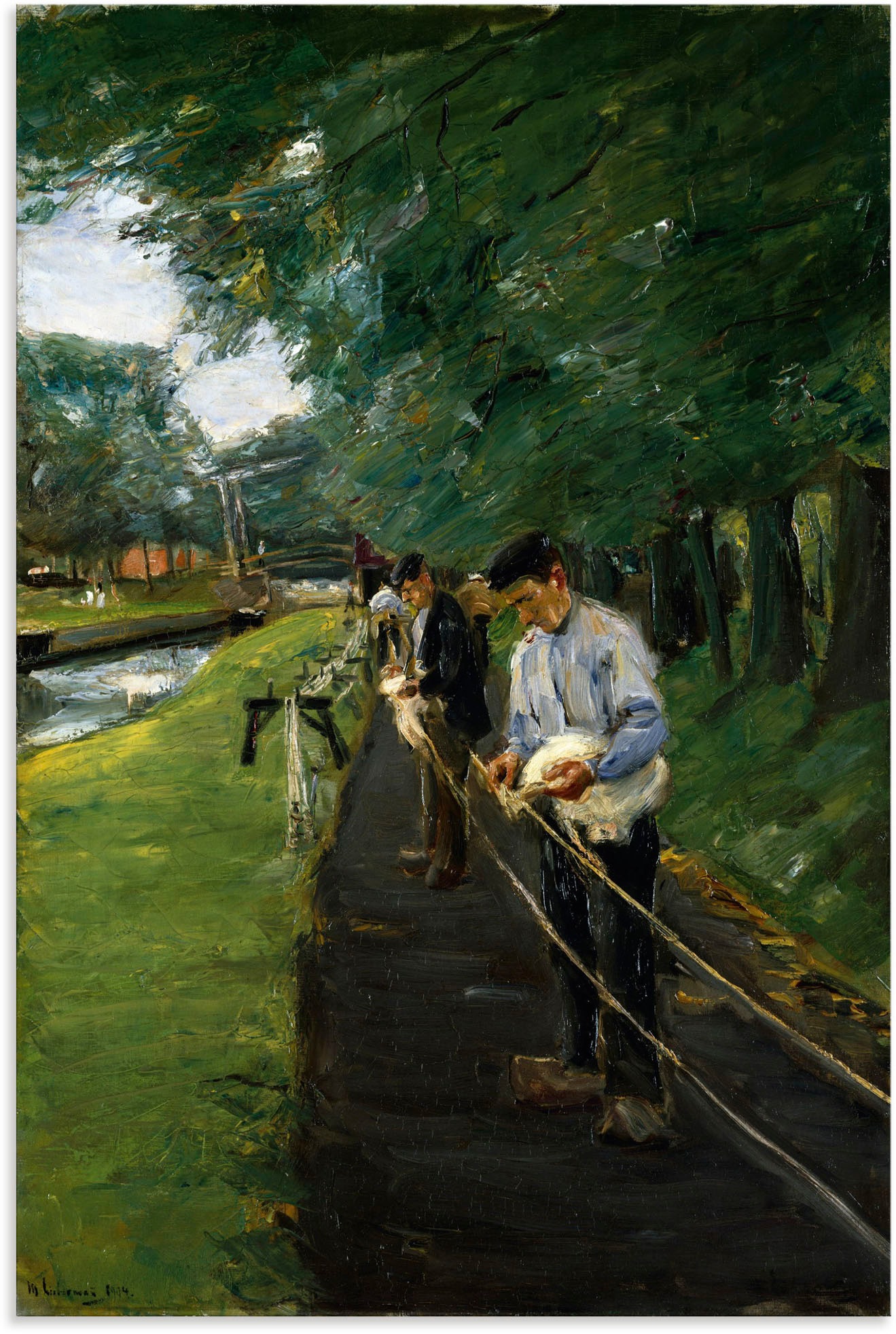 Image of Artland Wandbild »Die Seilerbahn in Edam. 1904«, Bilder von Berufen, (1 St.), in vielen Grössen & Produktarten - Alubild / Outdoorbild für den Aussenbereich, Leinwandbild, Poster, Wandaufkleber / Wandtattoo auch für Badezimmer geeignet bei Ackermann Versa