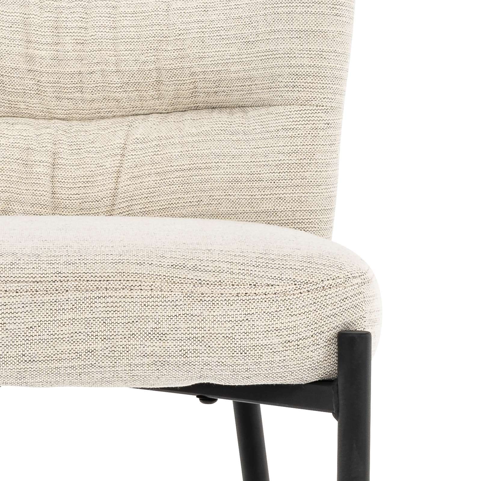 GOODproduct Esszimmerstuhl »Aniene« () 2 Stk.Gepolsterte Rückenlehne und Sitzfläche, Sitzhöhe 49 cm