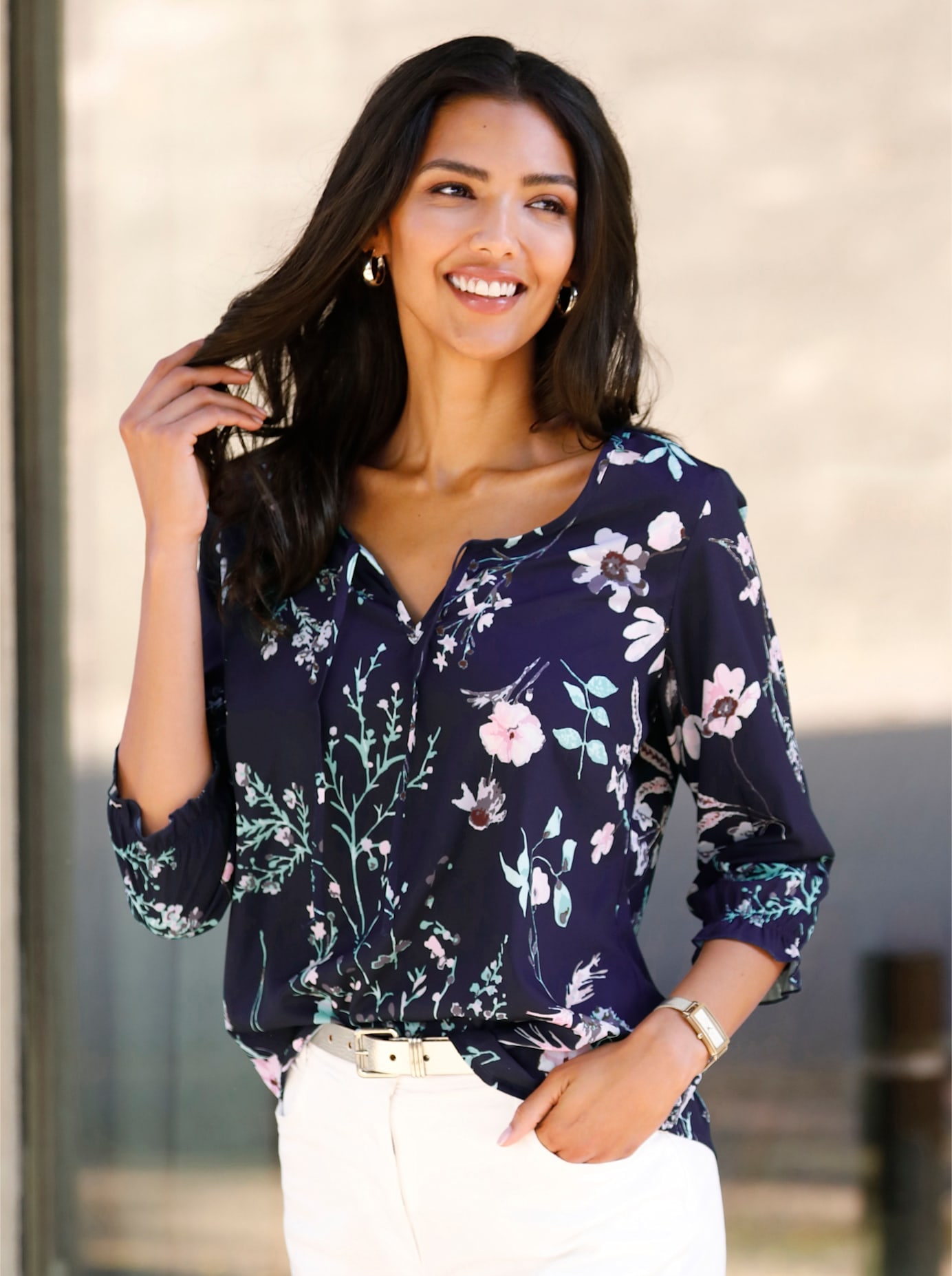 Classic Basics Schlupfbluse