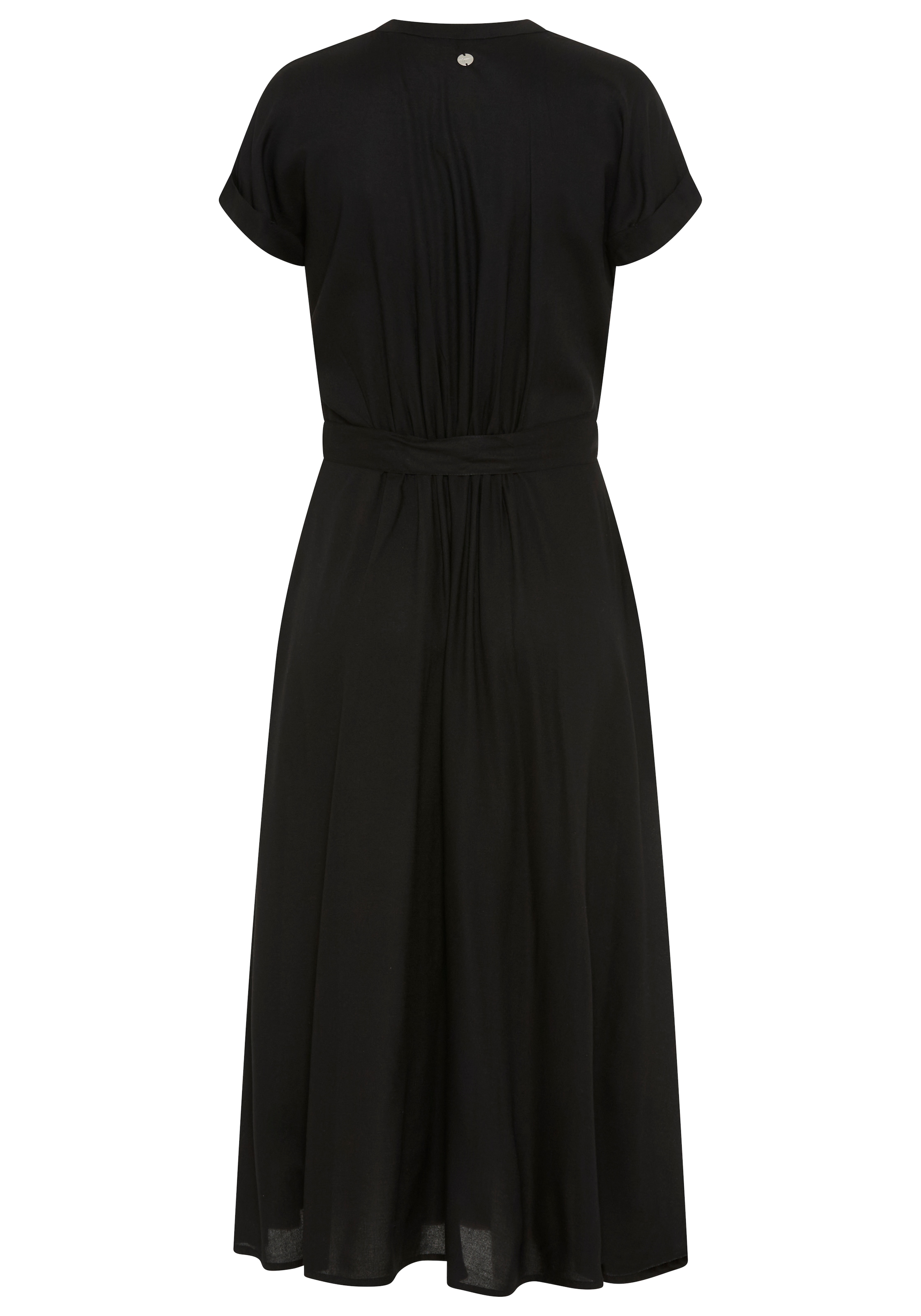 Tamaris Hemdblusenkleid aus gewebter Viskose, mit Knopfleiste