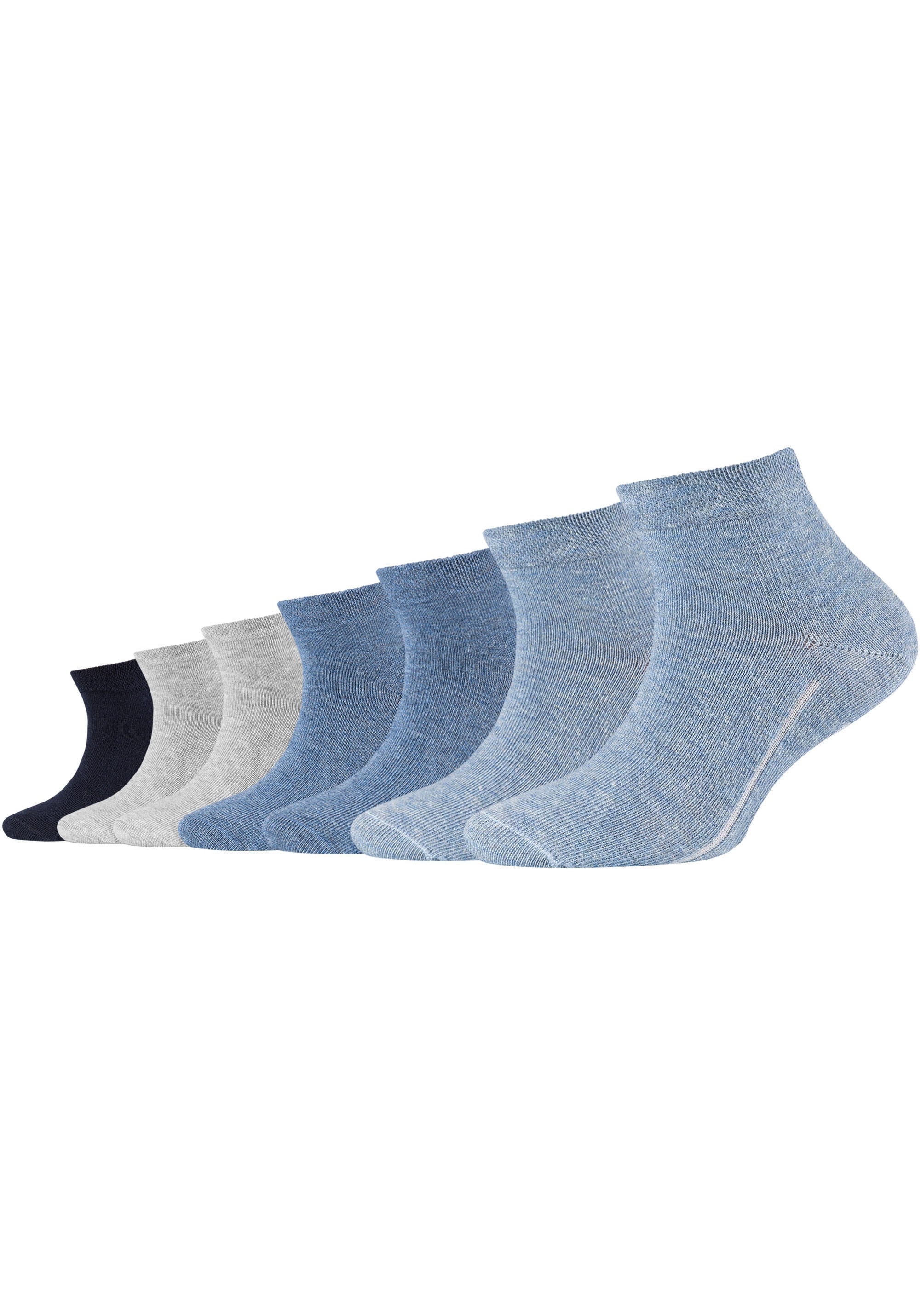 Camano Chaussettes courtes »ca-soft« 7 paires,  avec renforts au talon et aux orteils