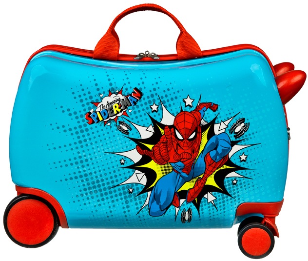 Image of UNDERCOVER Kinderkoffer »Ride-on Trolley, Spider-Man«, 4 Rollen, zum sitzen und ziehen bei Ackermann Versand Schweiz