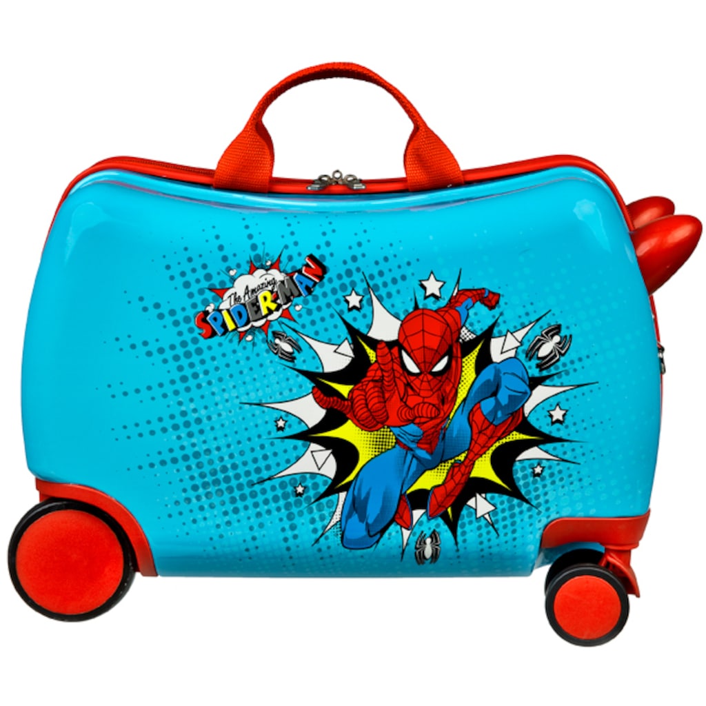 UNDERCOVER Kinderkoffer »Ride-on Trolley, Spider-Man«, 4 Rollen