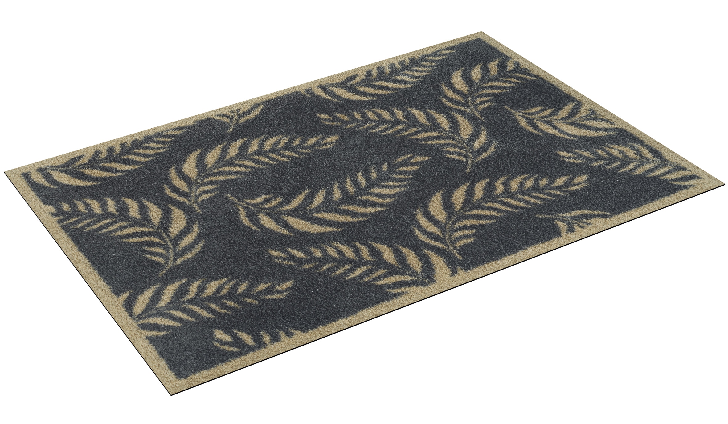 Turtle Mat Tapis de sol »Leaf Scroll« Rectangulaire 9 mm Höhe