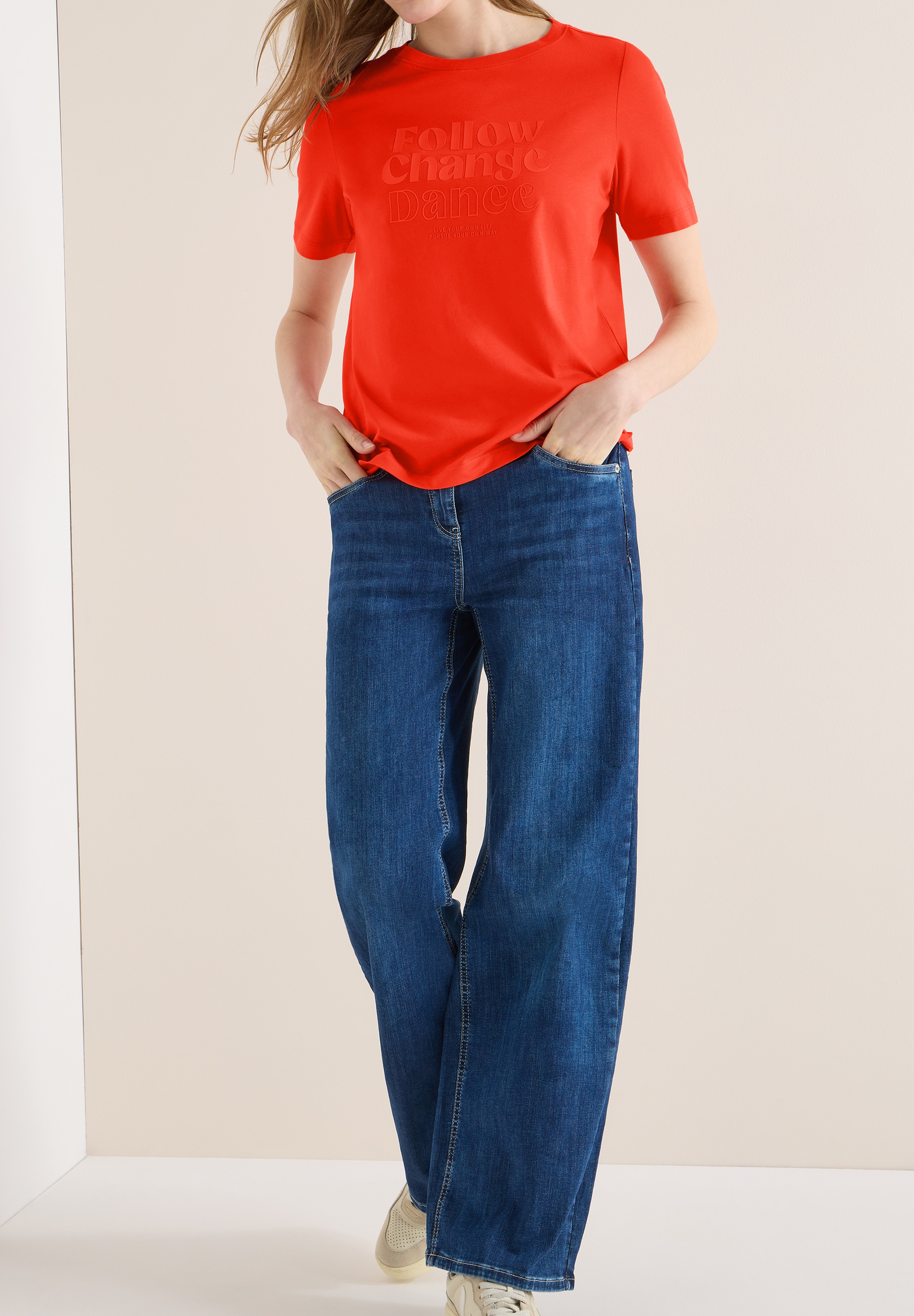 Cecil T-shirt à manches courtes mit Frontprint