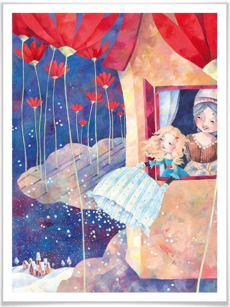 Image of Wall-Art Poster »Märchen Wandbilder Frau Holle«, Geschichten & Märchen, (1 St.), Poster, Wandbild, Bild, Wandposter bei Ackermann Versand Schweiz