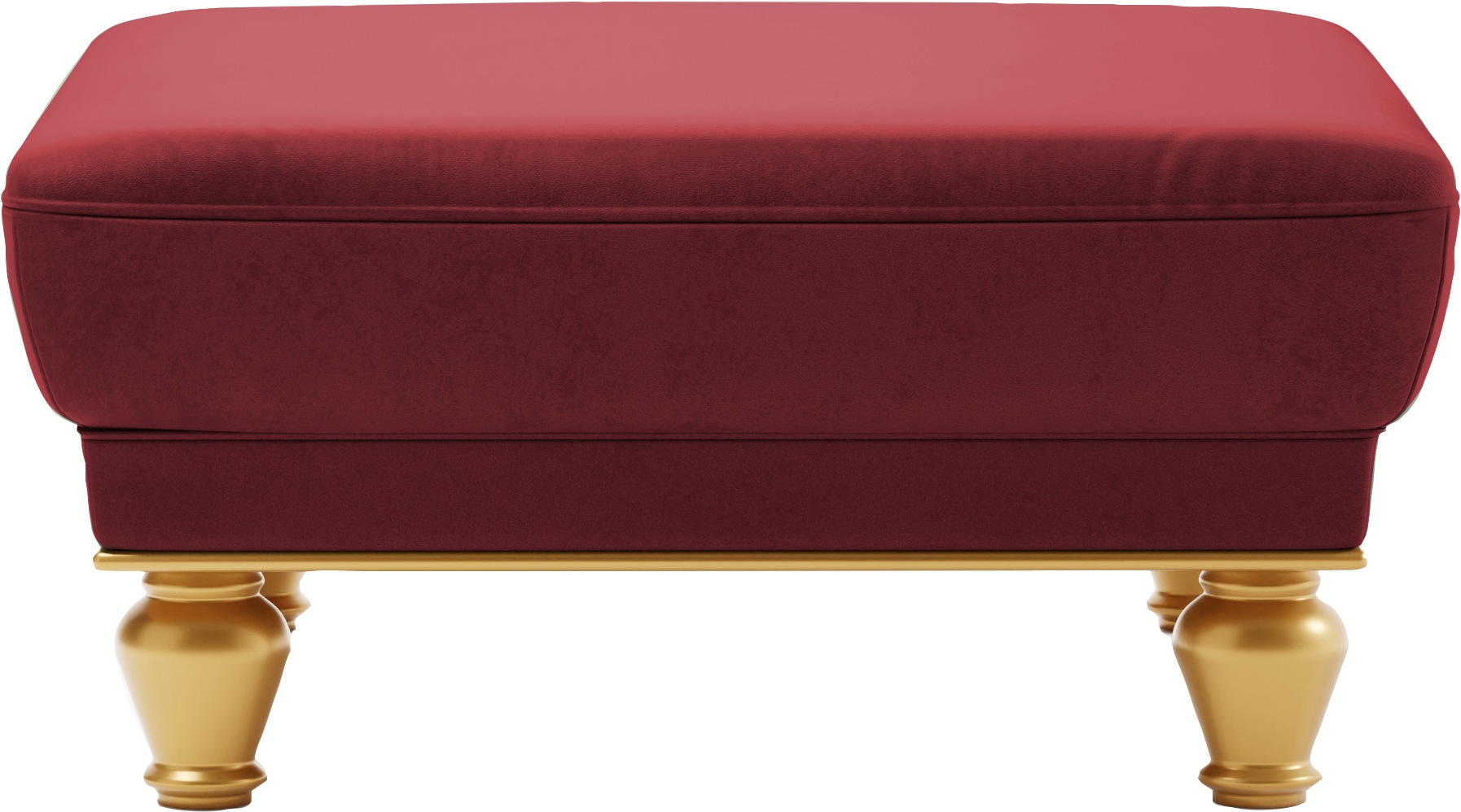 sit&more Polsterhocker »Orient 5«, goldfarbene Füsse