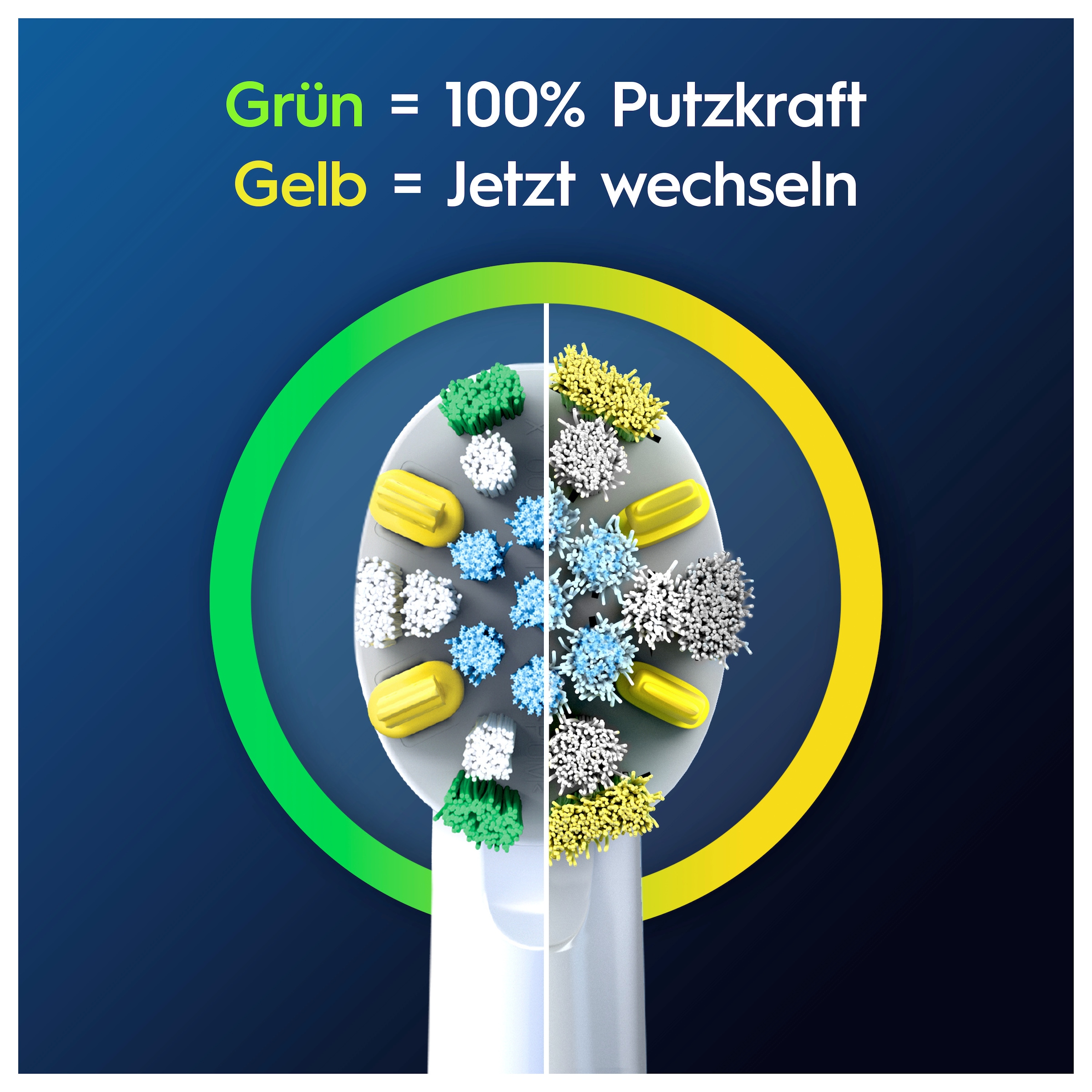 Oral-B Aufsteckbürsten »Pro Tiefenreinigung« Tiefe Zahnreinigung mit innovativen X-förmigen Borsten