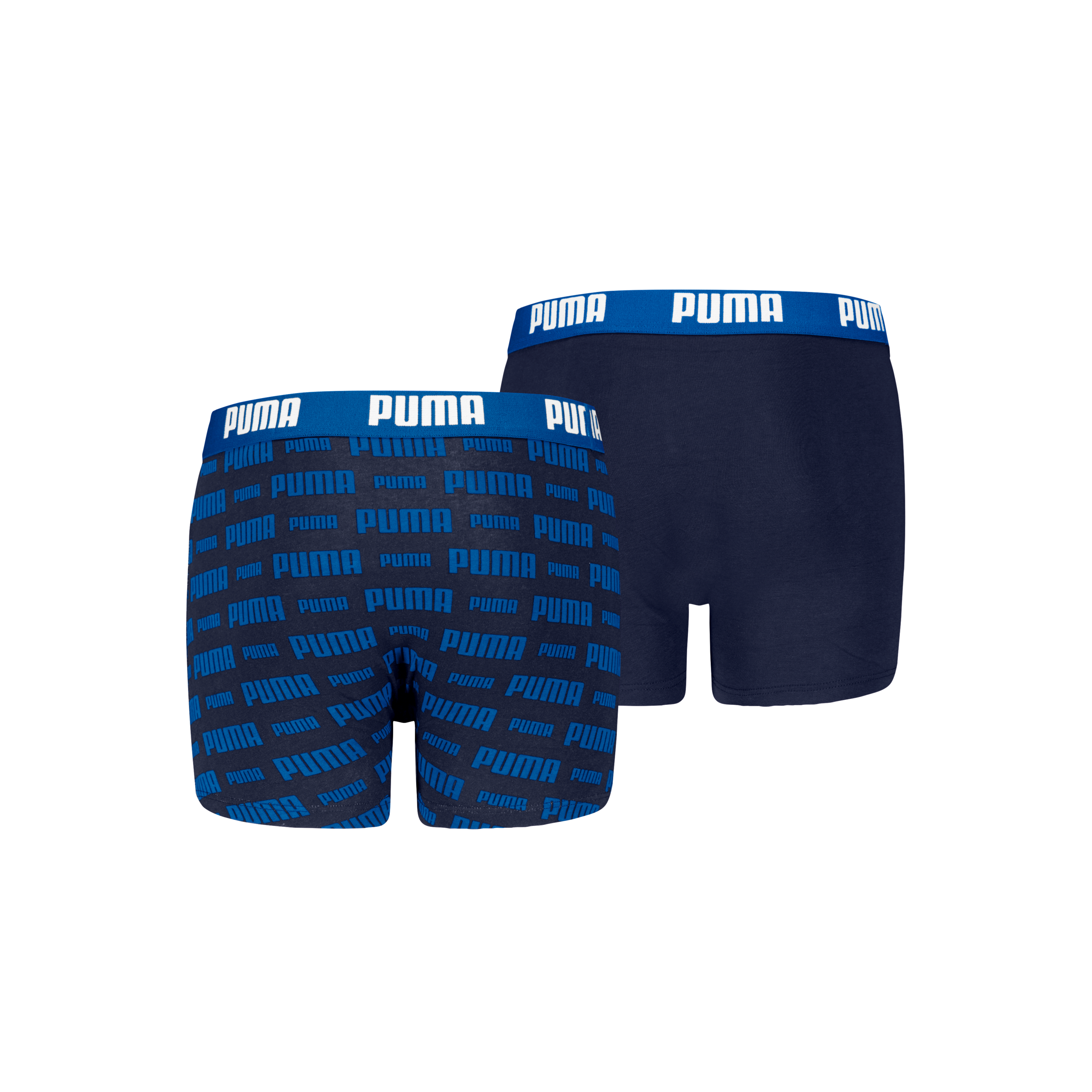 PUMA Boxershorts »PUMA BOYS EVERYDAY LOGO PRINT BOXERS 2P« Packung, 2er Pack,  mit breitem Logobund