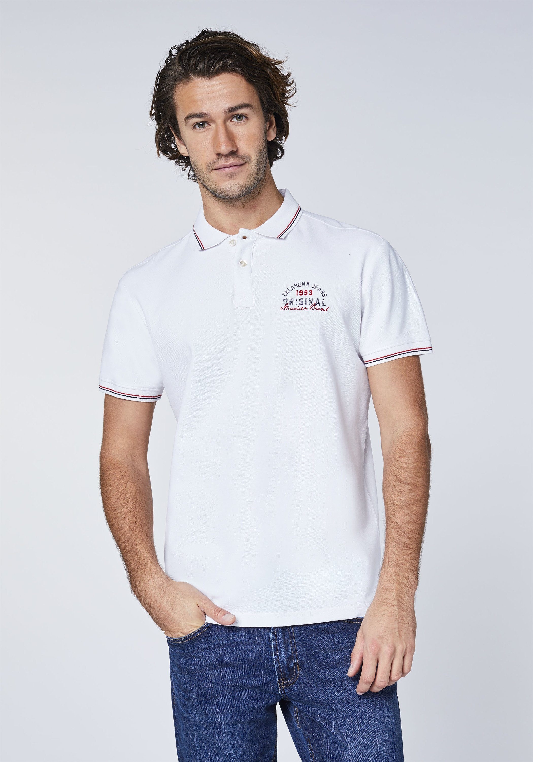 Poloshirt »aus weicher Baumwolle«