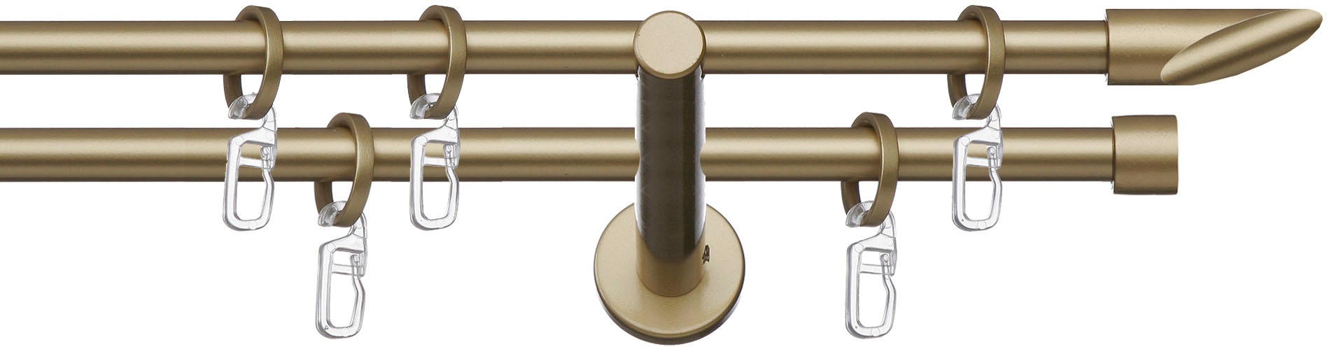 Image of indeko Gardinenstange »Marbella«, 2 läufig-läufig, Fixmass bei Ackermann Versand Schweiz