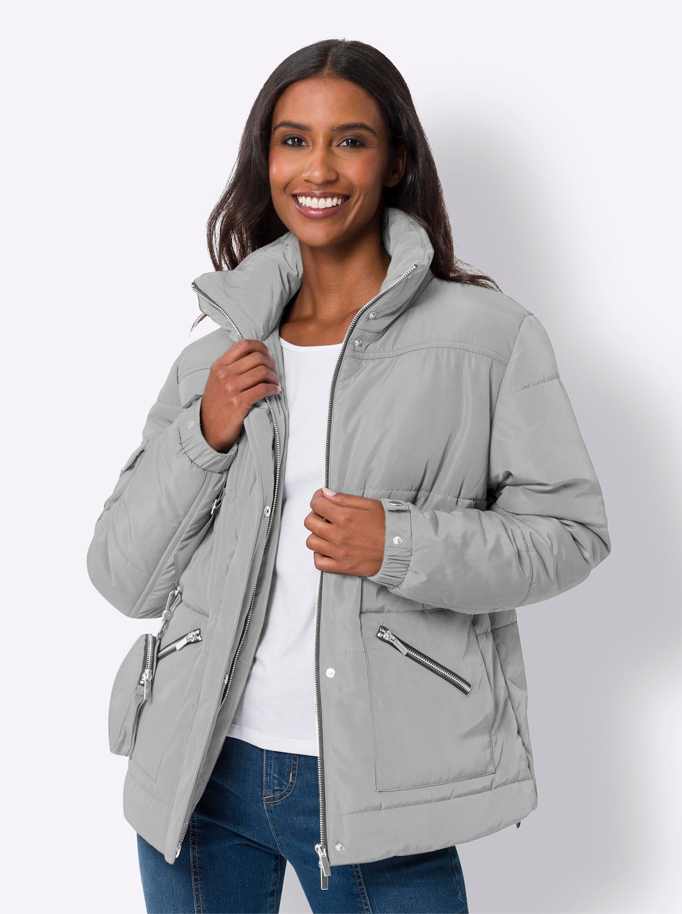 heine Langjacke ohne Kapuze