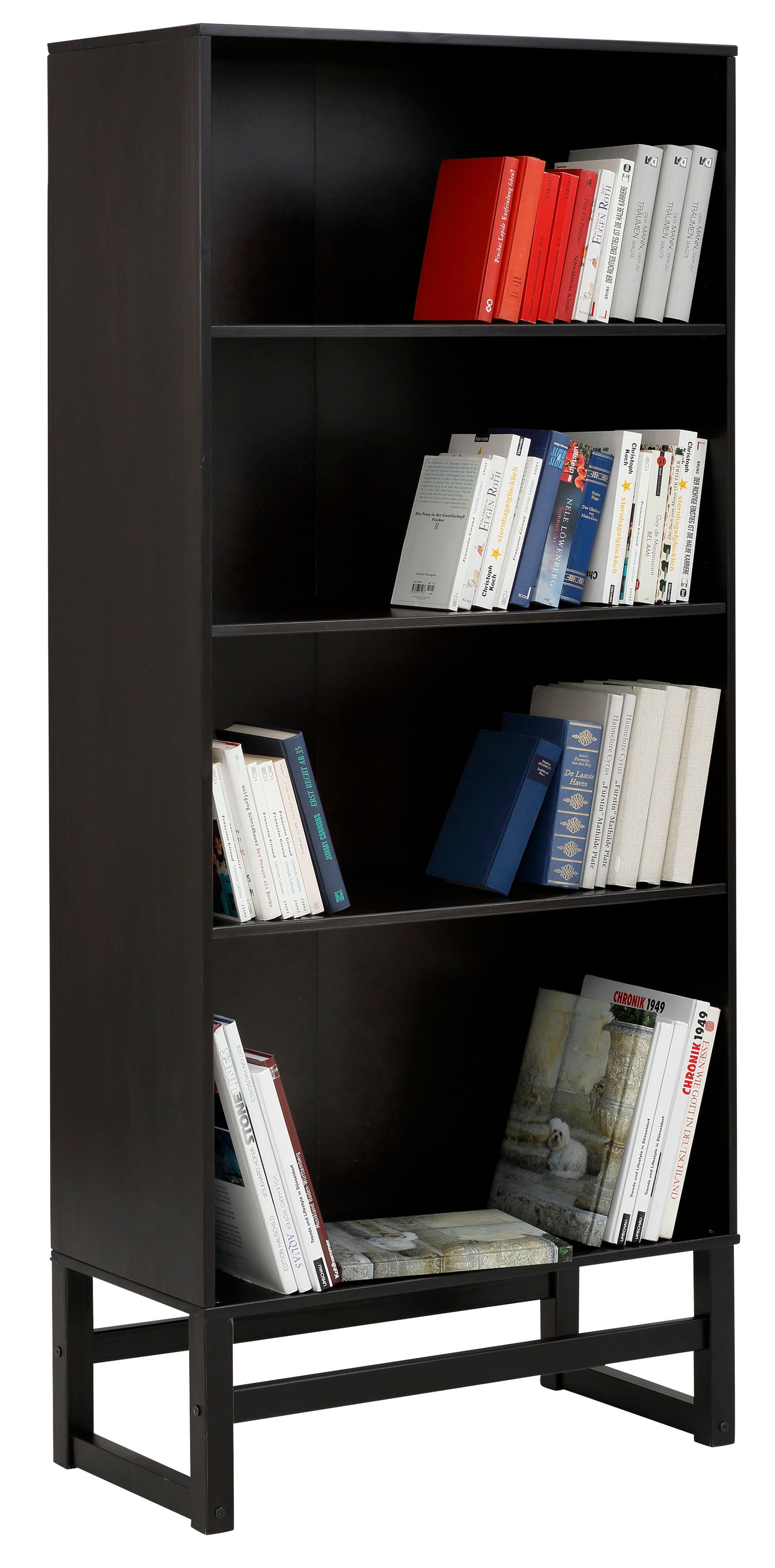 Image of Home affaire Aktenregal »Tanay«, (1 St.), aus schönem massivem Kiefernholz, mit 1 feste und 2 verstellbare Einlegeböden, in verschiedenen Farbvarianten enthältlich, Breite 75 cm, Höhe 175 cm bei Ackermann Versand Schweiz