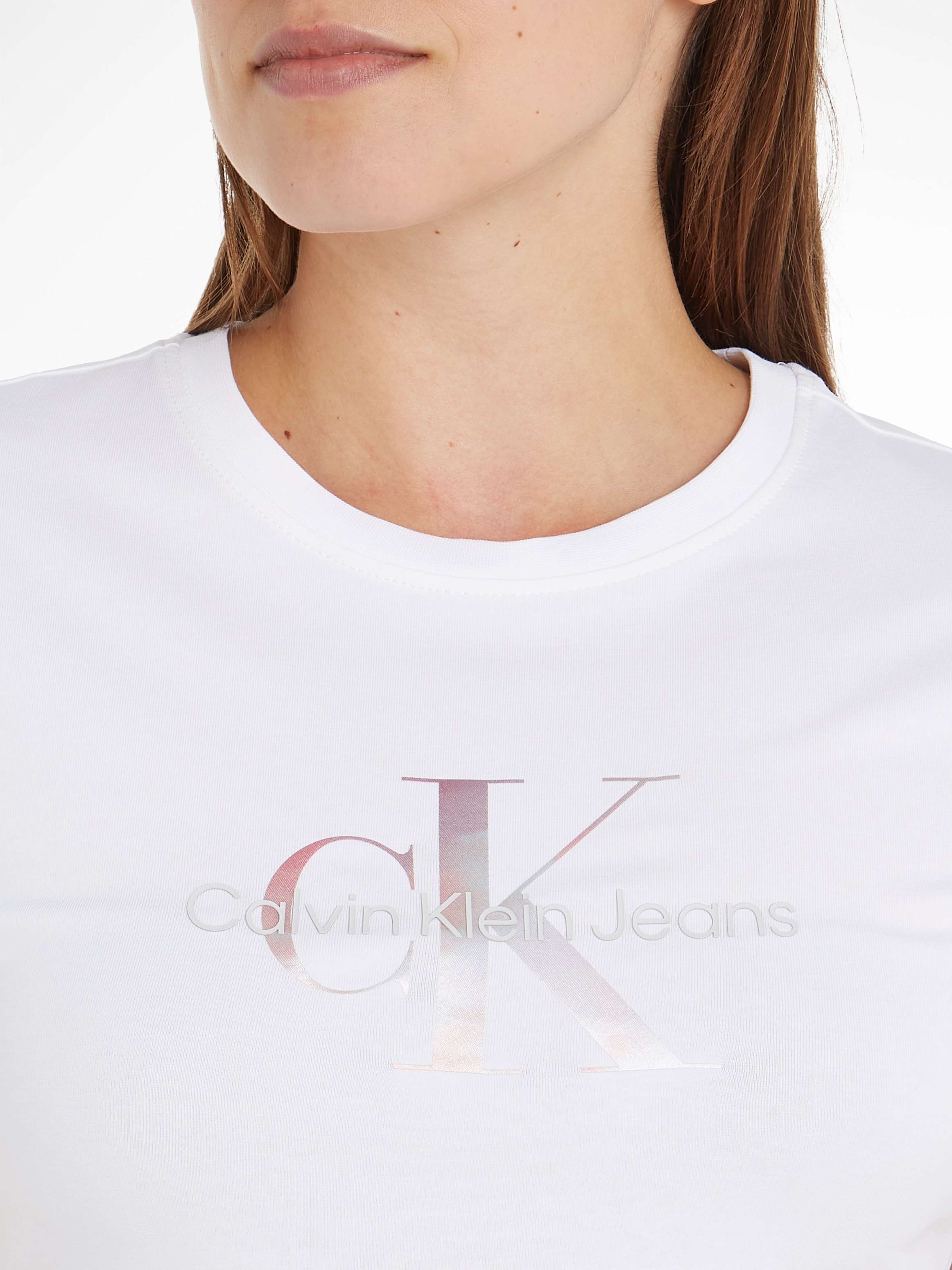Calvin Klein Jeans Shirtkleid »DIFFUSED MONOLOGO DRESS«, mit Logoschriftzug