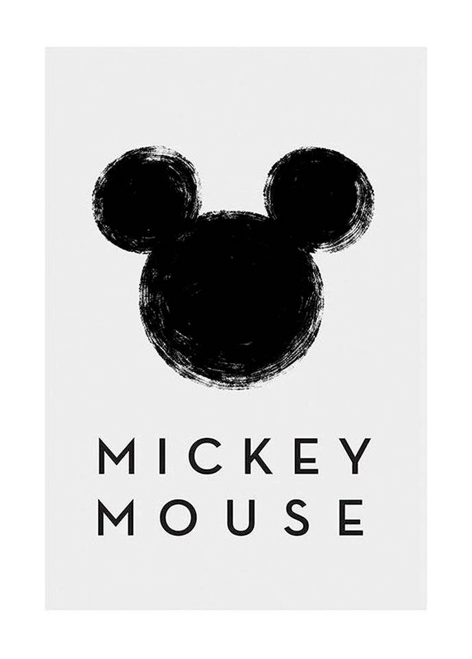 Komar Poster »Mickey Mouse Silhouette«, Disney, (1 St.), Kinderzimmer, Schlafzimmer, Wohnzimmer