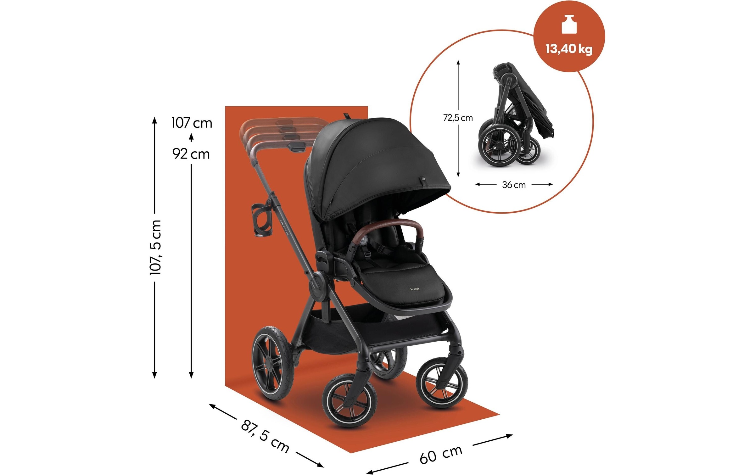 Hauck Poussette pour enfants »Comfort N Care« 22 kilos