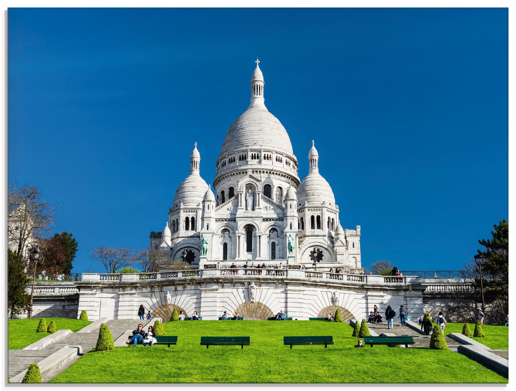 Image of Artland Glasbild »Paris Sacre Coeur«, Gebäude, (1 St.) bei Ackermann Versand Schweiz