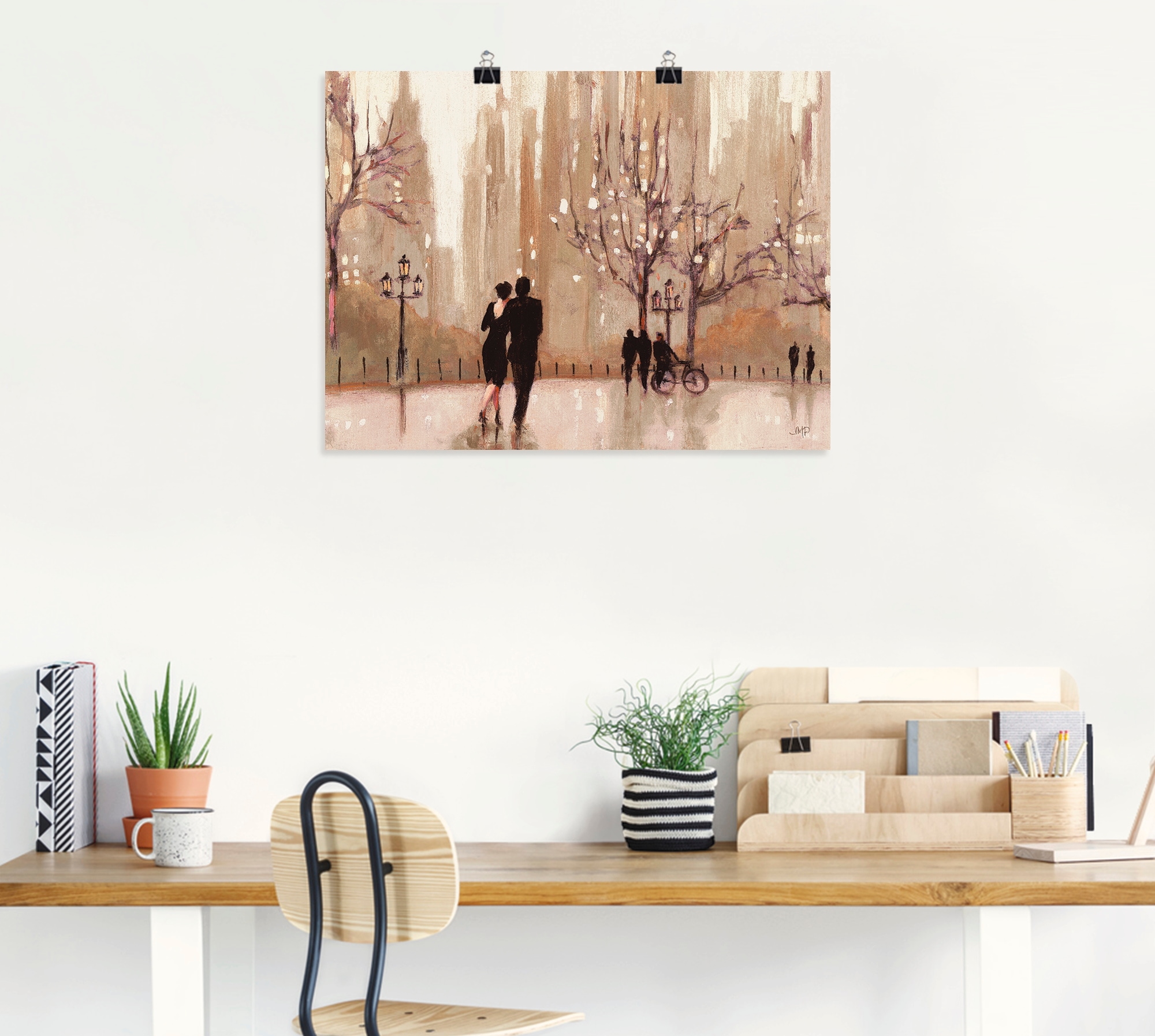 Artland Fresque murale »Ein Abend in der Natur« 1 cuis tlg. als Leinwandbild, Poster in verschied. Grössen