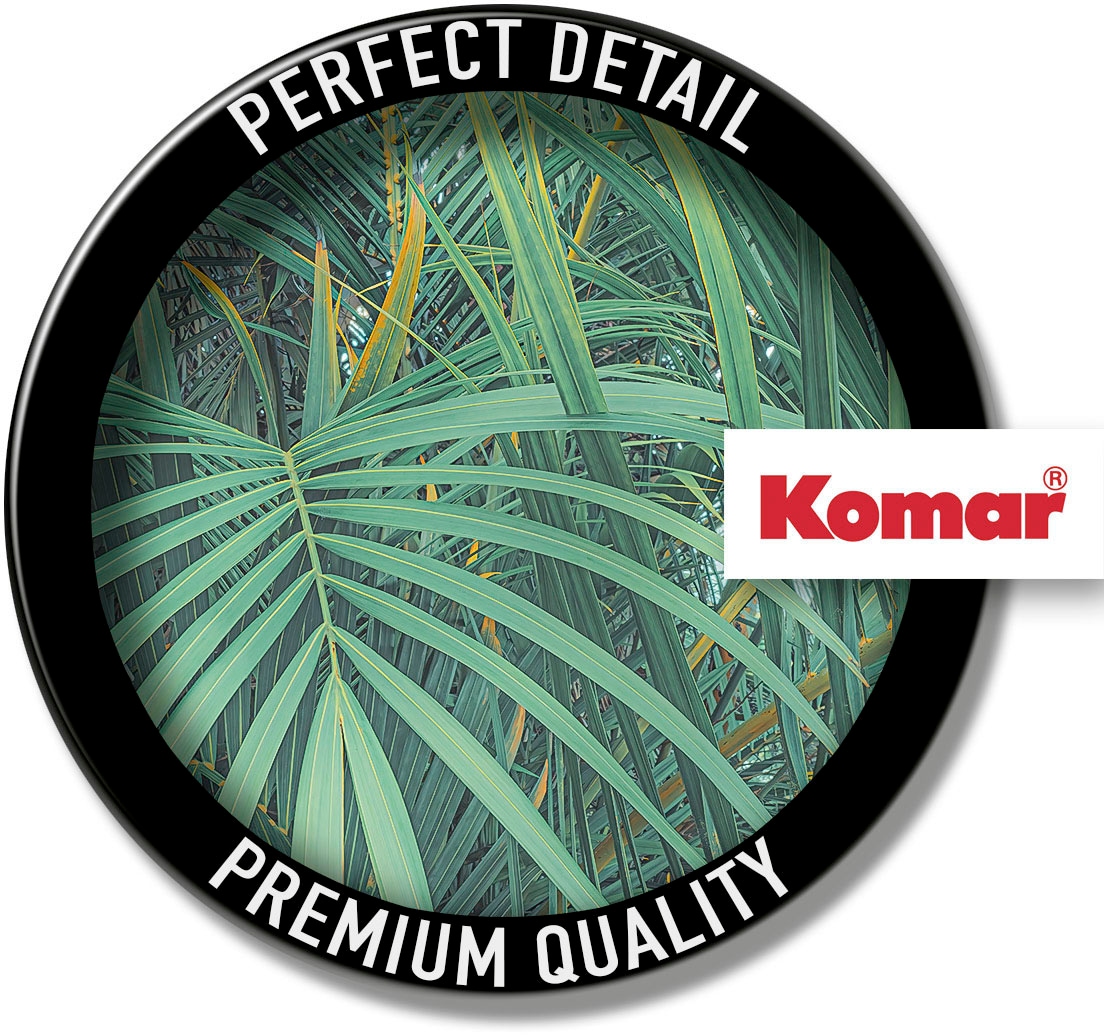 Komar Fototapete »Digitaldruck Vlies - Foggy Fern - Grösse 400 x 250 cm«, bedruckt, Wohnzimmer, Schlafzimmer