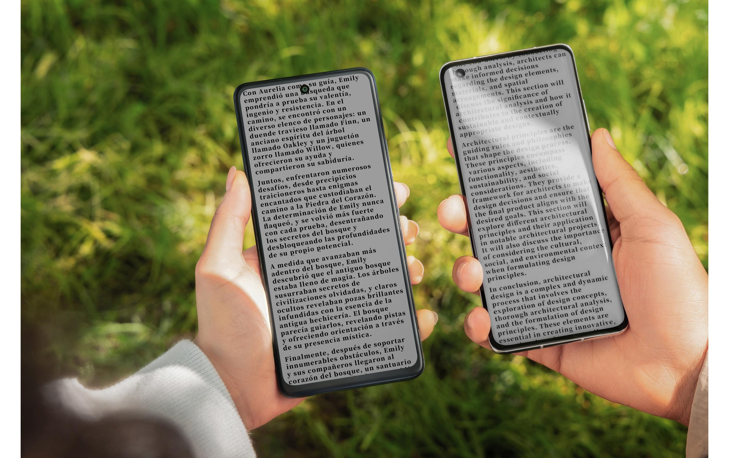 TCL Smartphone »50 NXTPAPER 256 GB«, Grau, Schwarz