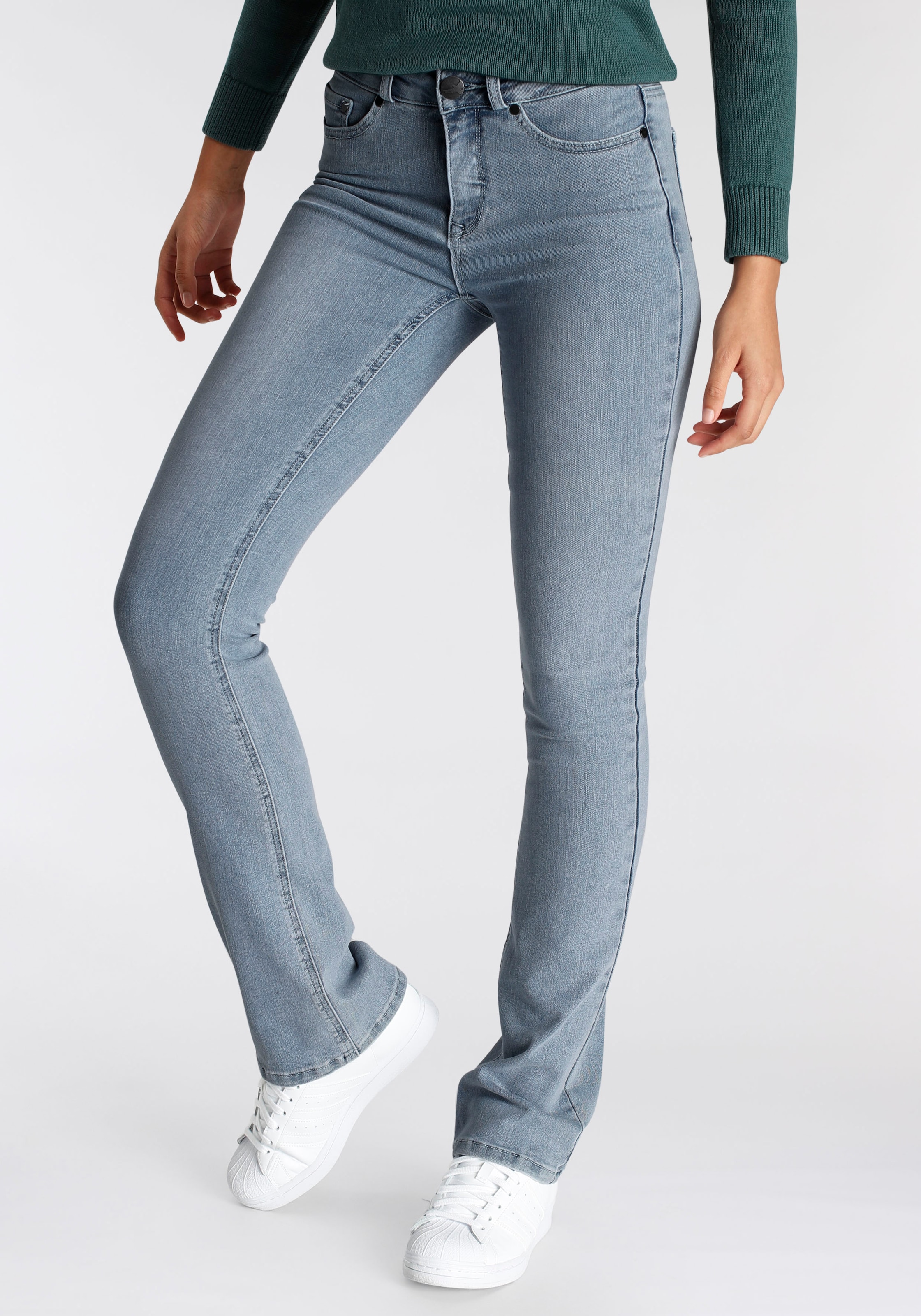 Arizona Bootcut-Jeans »Ultra Soft«, High Waist